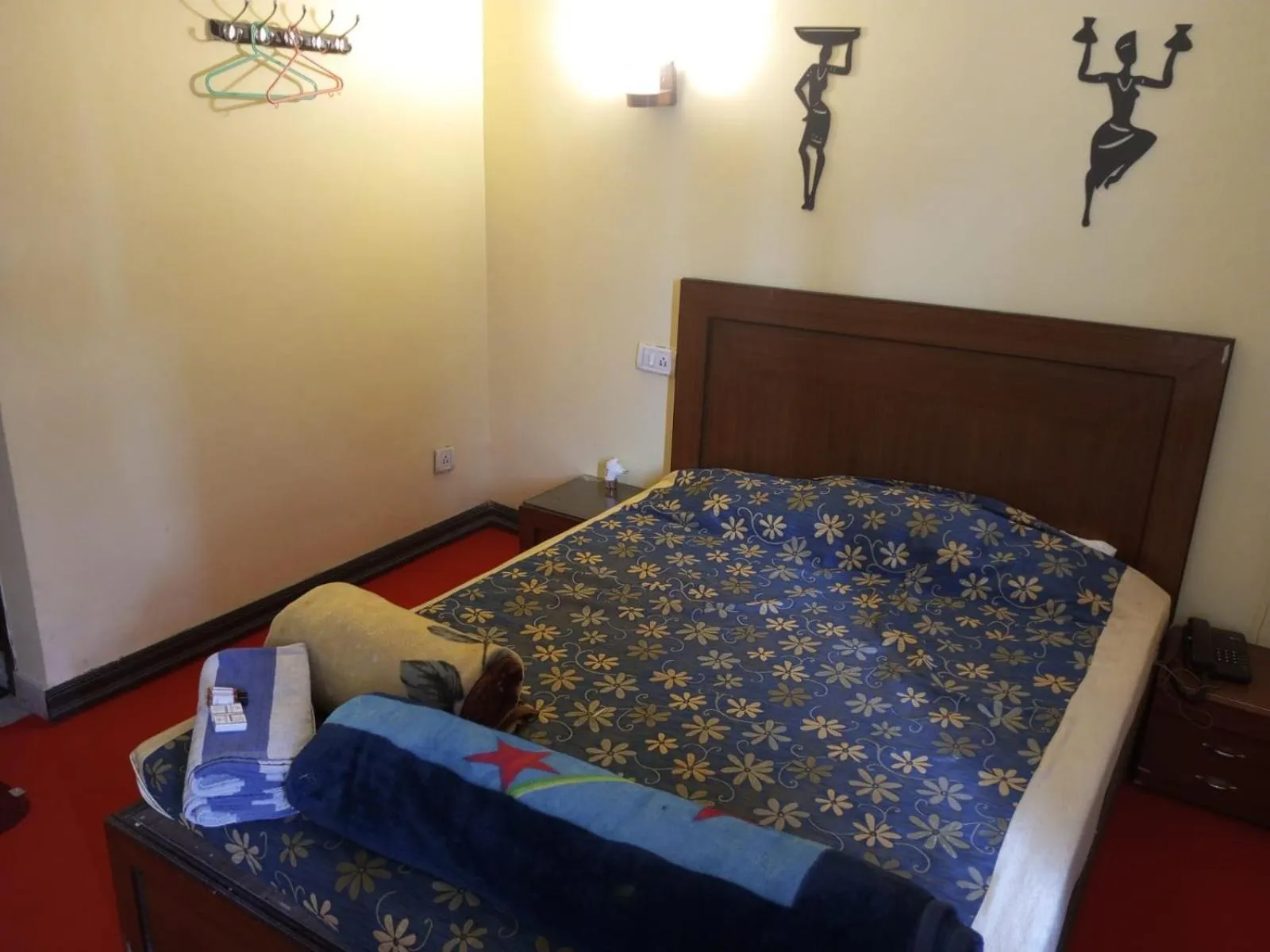 Bed in Hotel Seagull