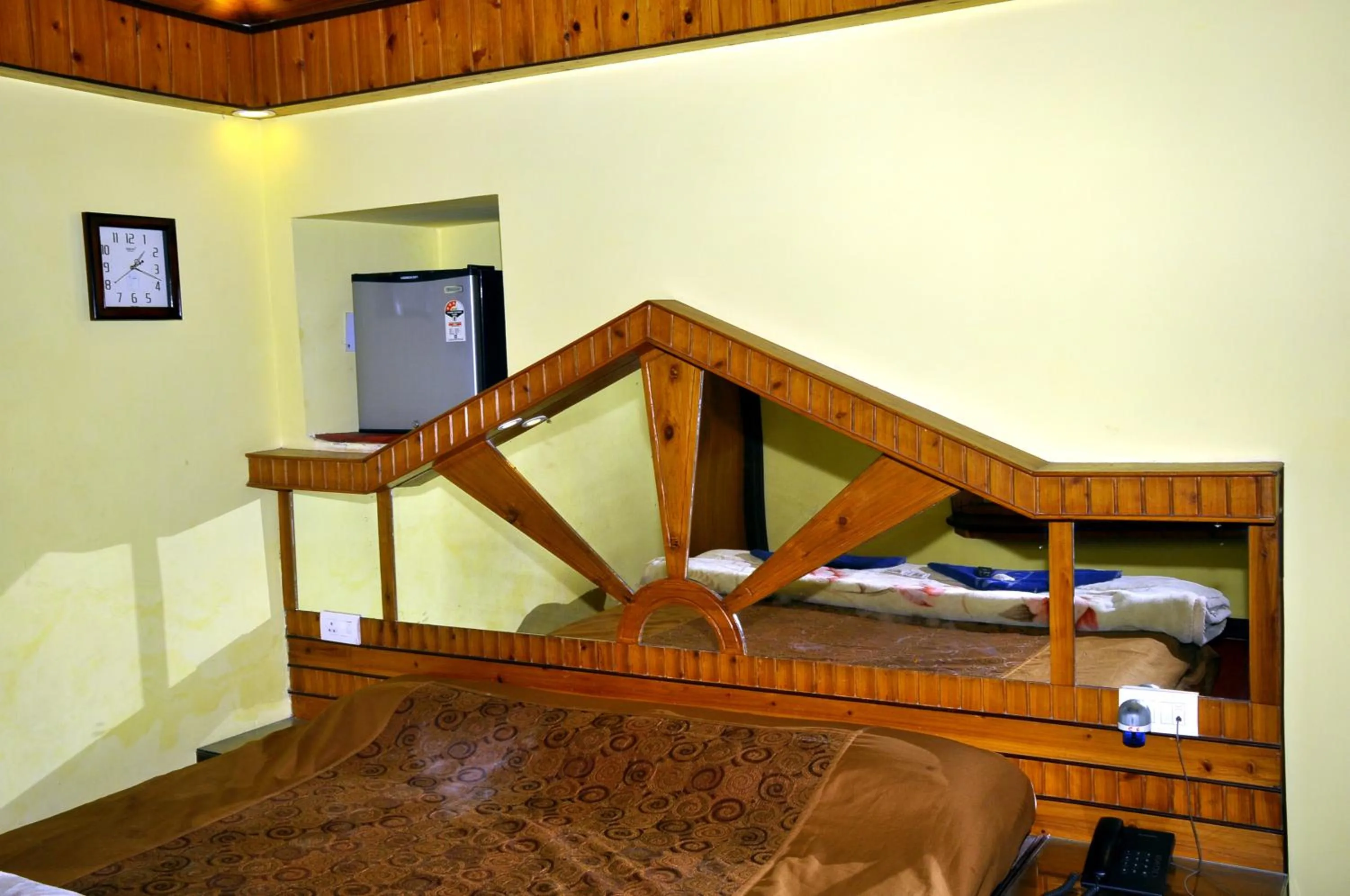 Bed in Hotel Seagull