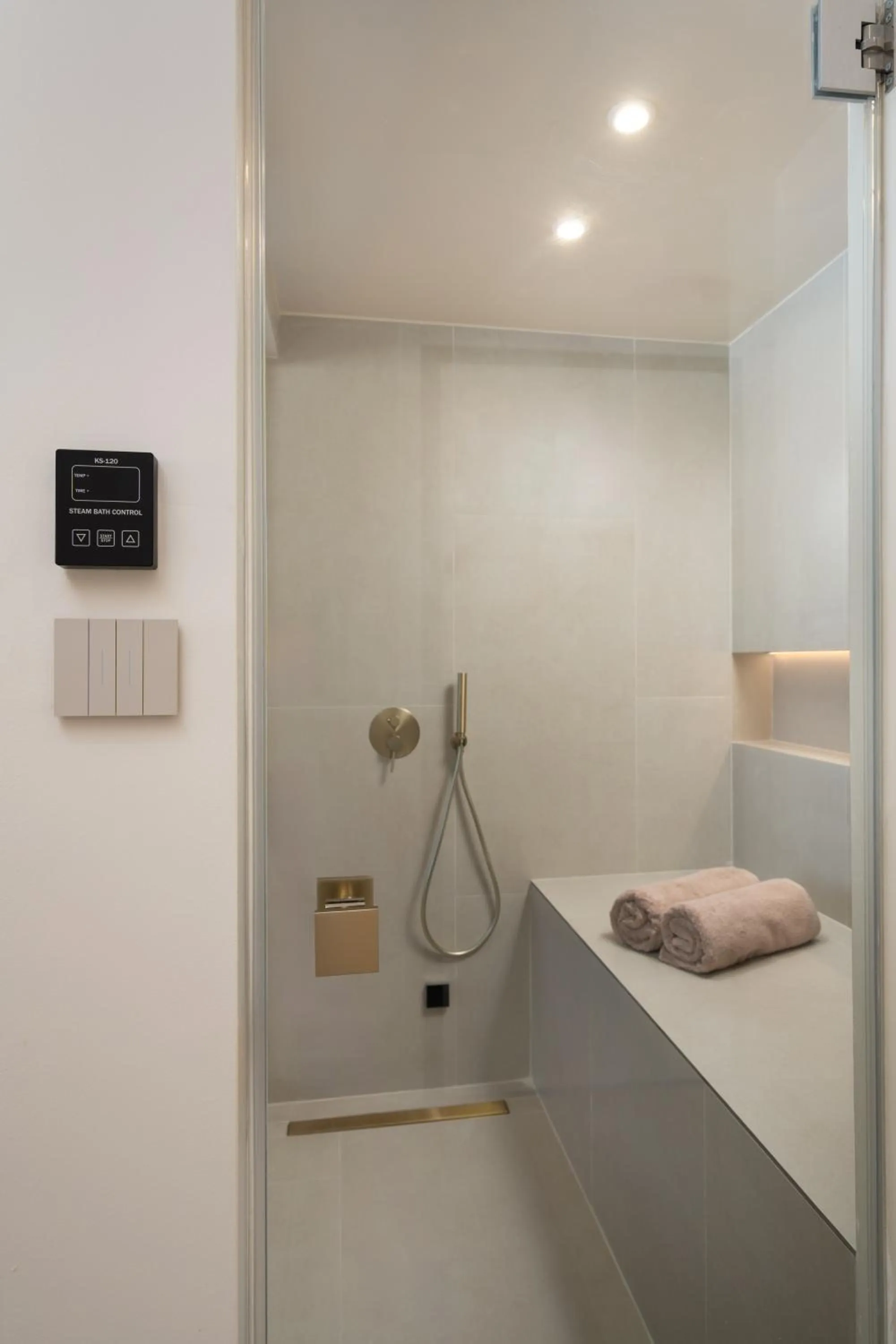 Shower in Selected Suites