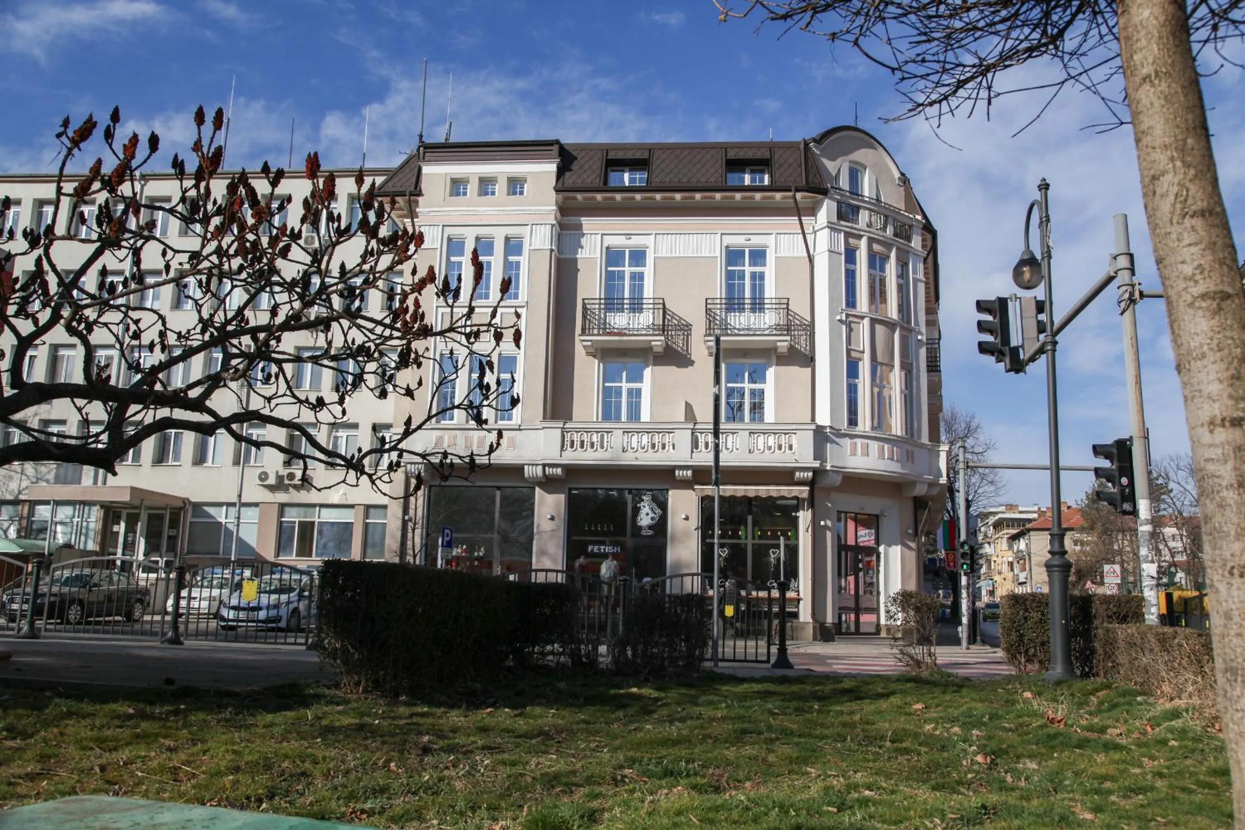 Property building in Corner House