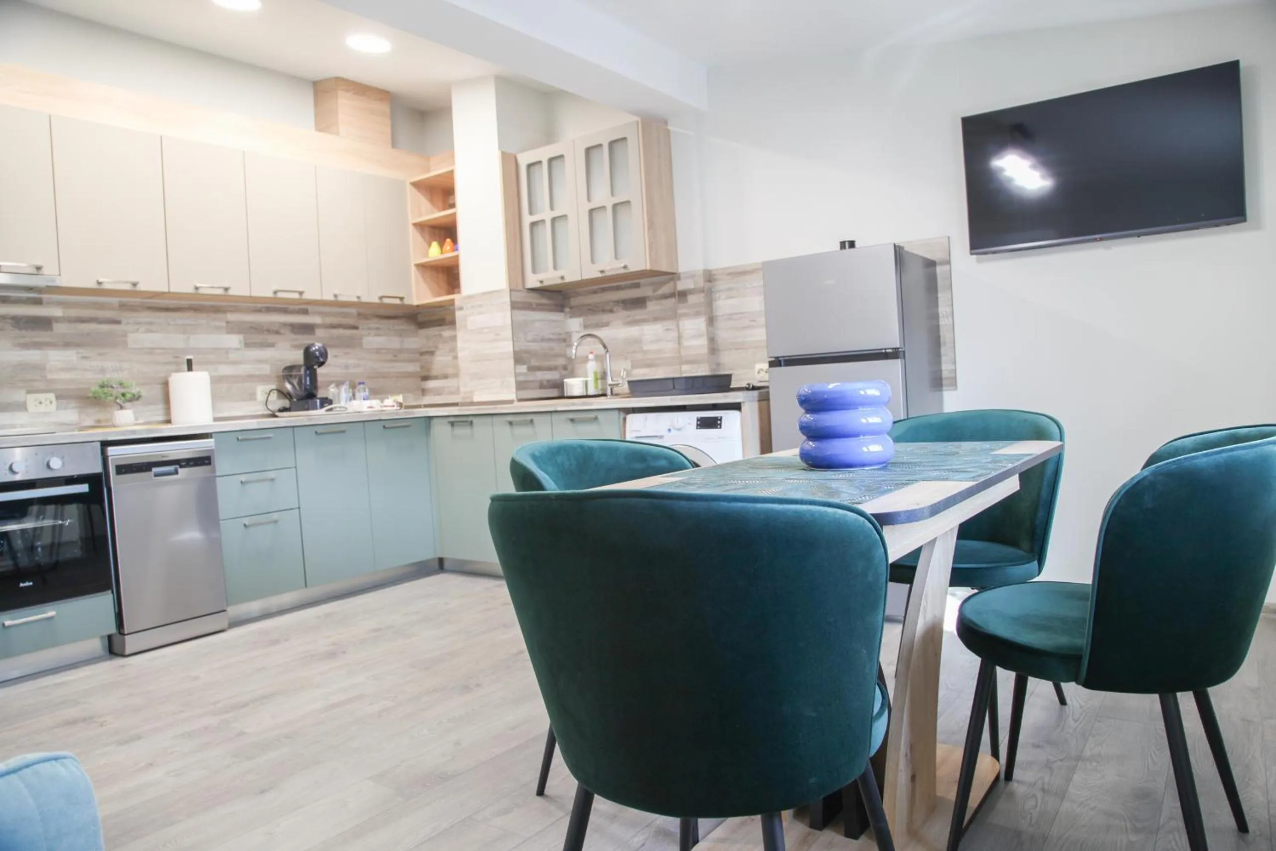 Living room in Corner House