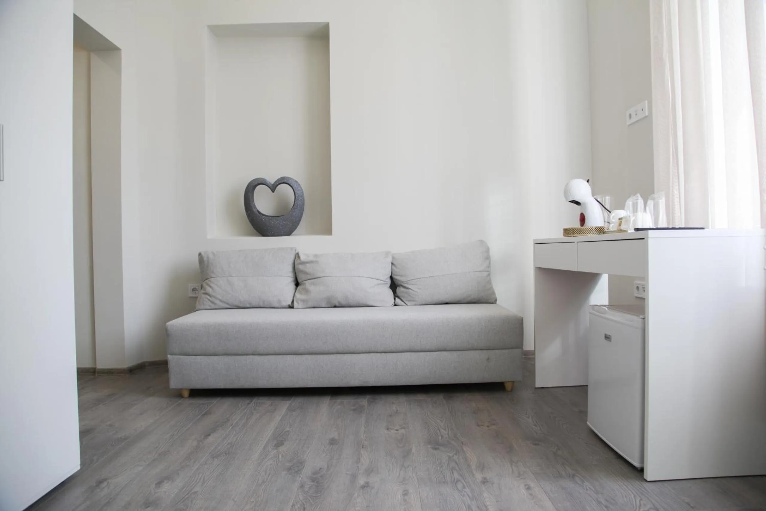 Living room in Corner House