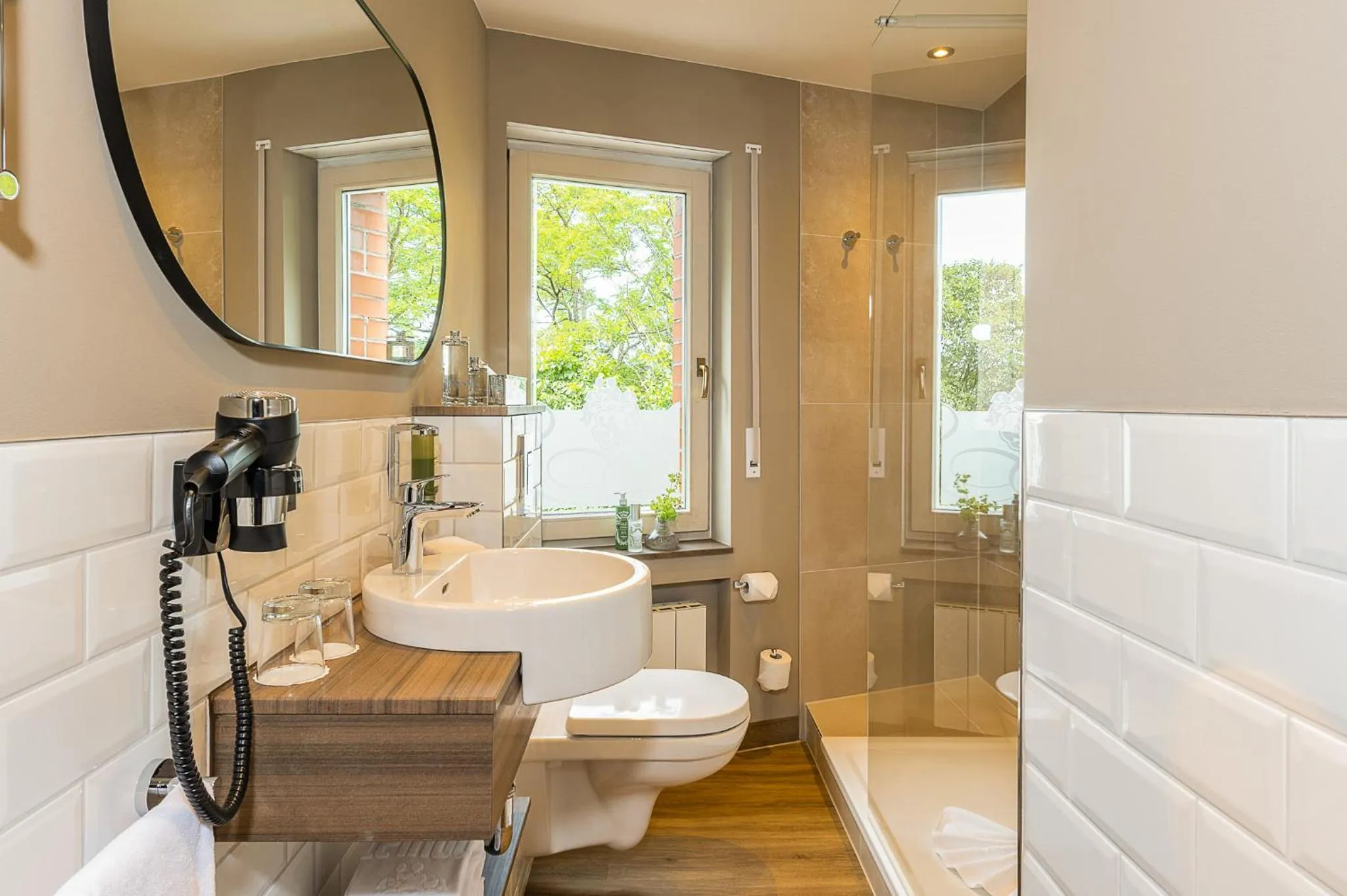 Bathroom in Schlosshotel Steinburg