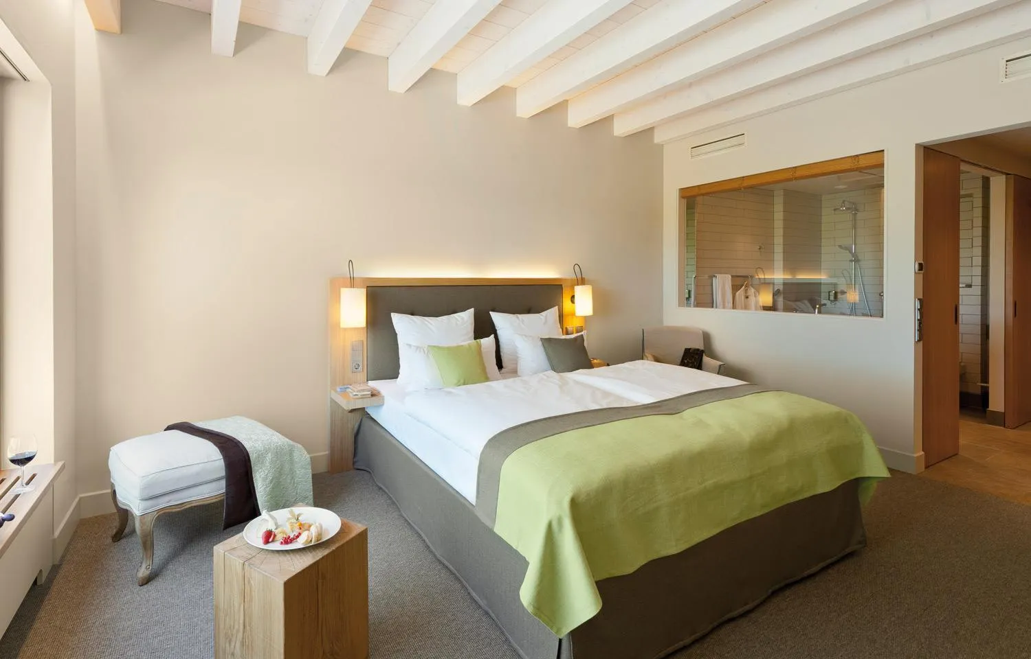 Bed in Schlosshotel Steinburg