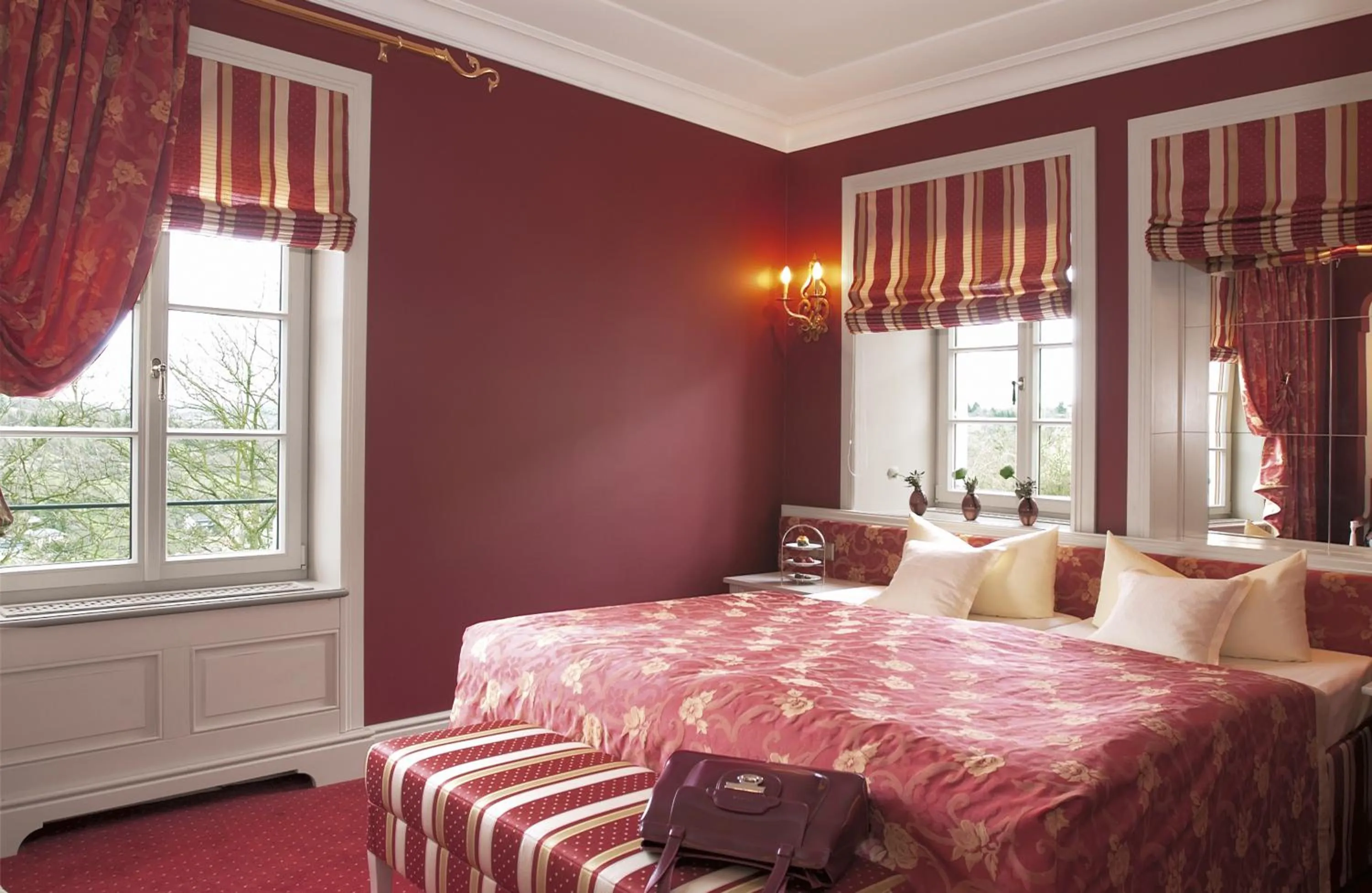 Bed in Schlosshotel Steinburg