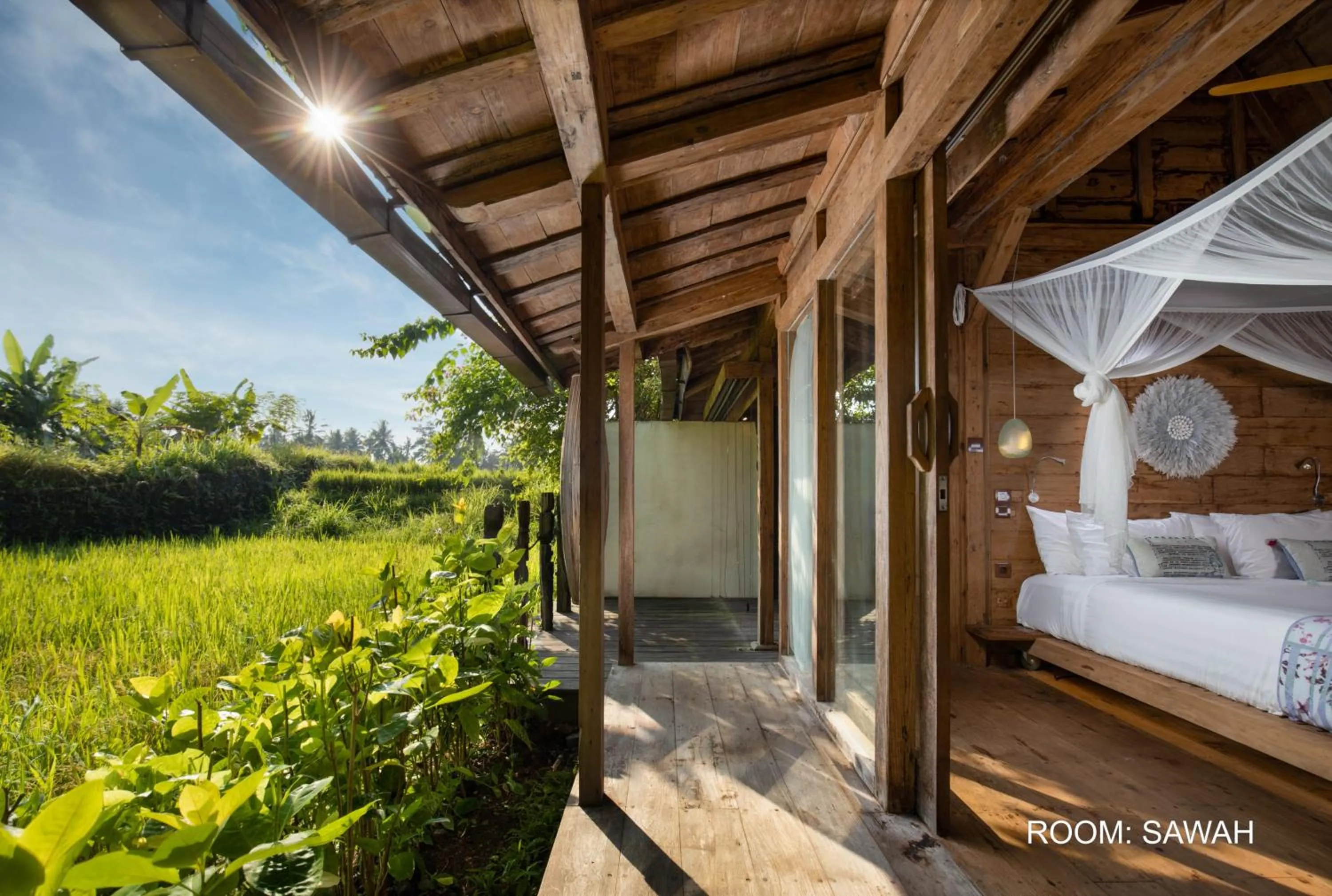 Bedroom, Bed in Blue Karma Dijiwa Ubud