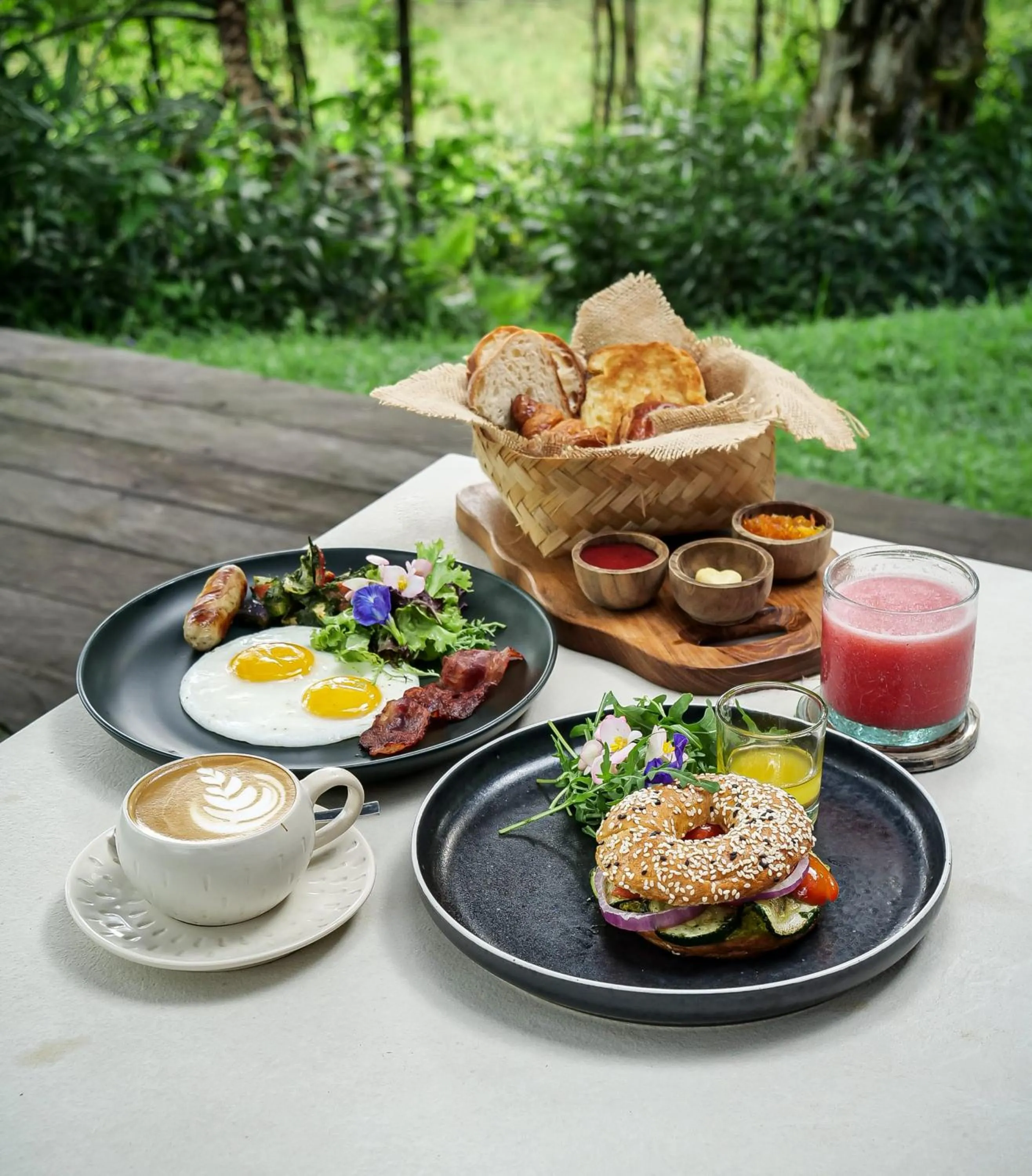 Breakfast in Blue Karma Dijiwa Ubud