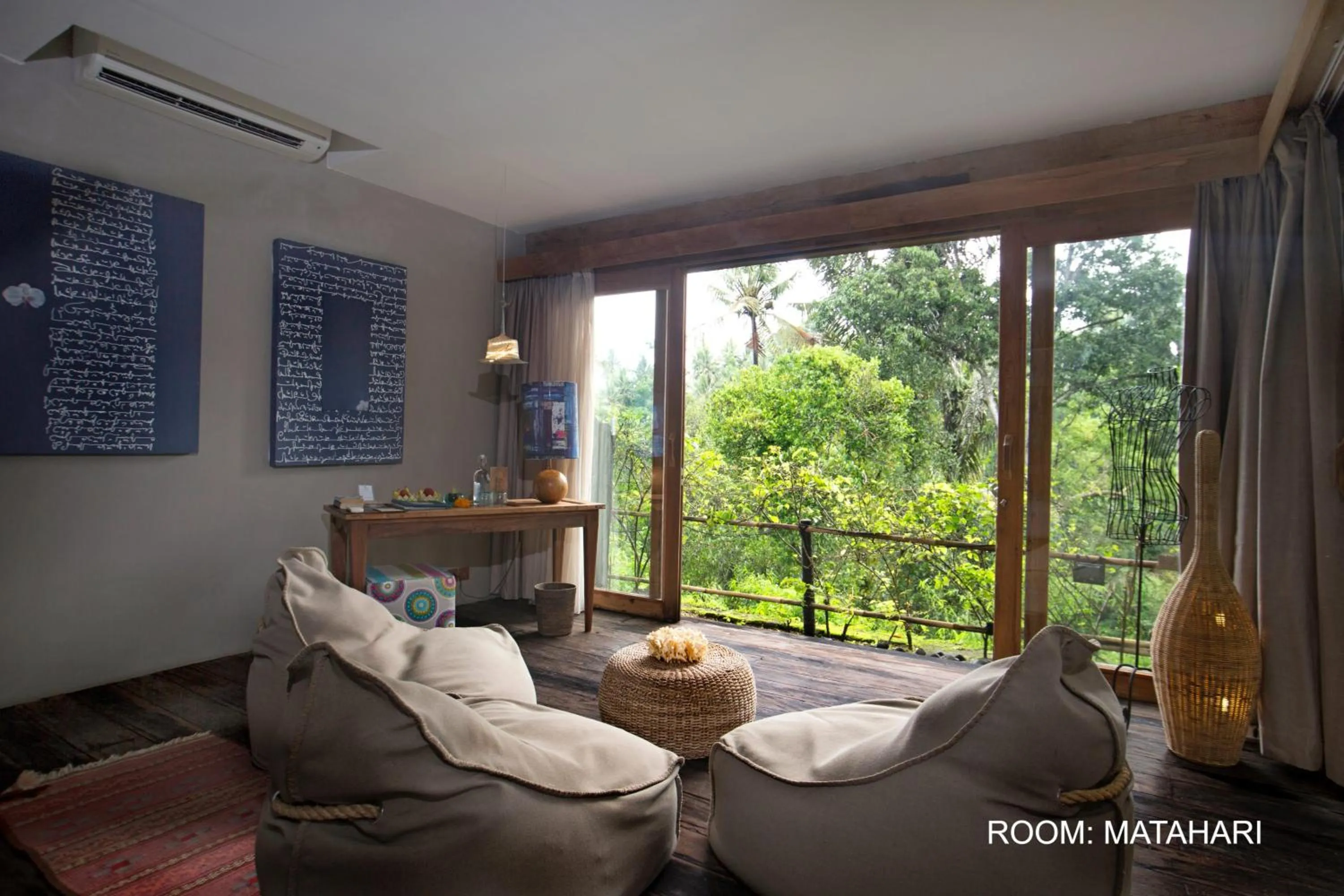 Seating area in Blue Karma Dijiwa Ubud