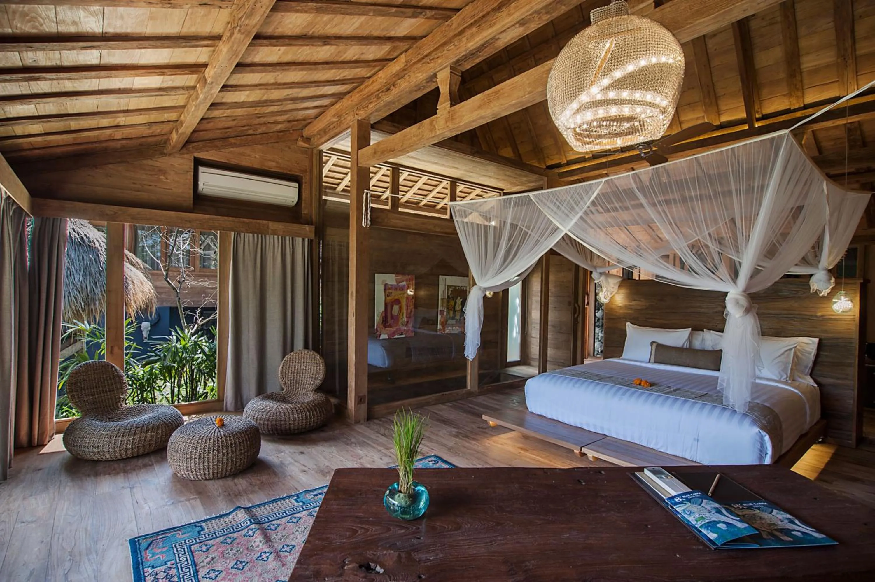 Bed in Blue Karma Dijiwa Ubud