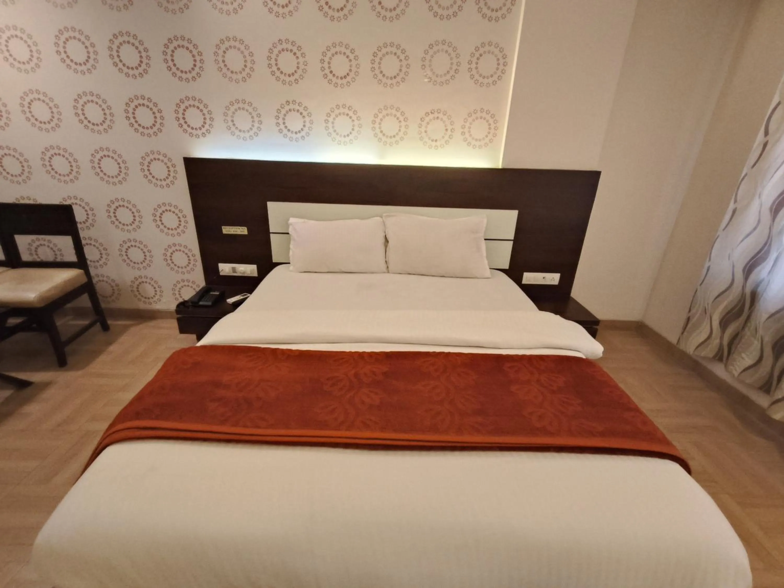 Bed in Hotel Vijay Sagar Dombivali