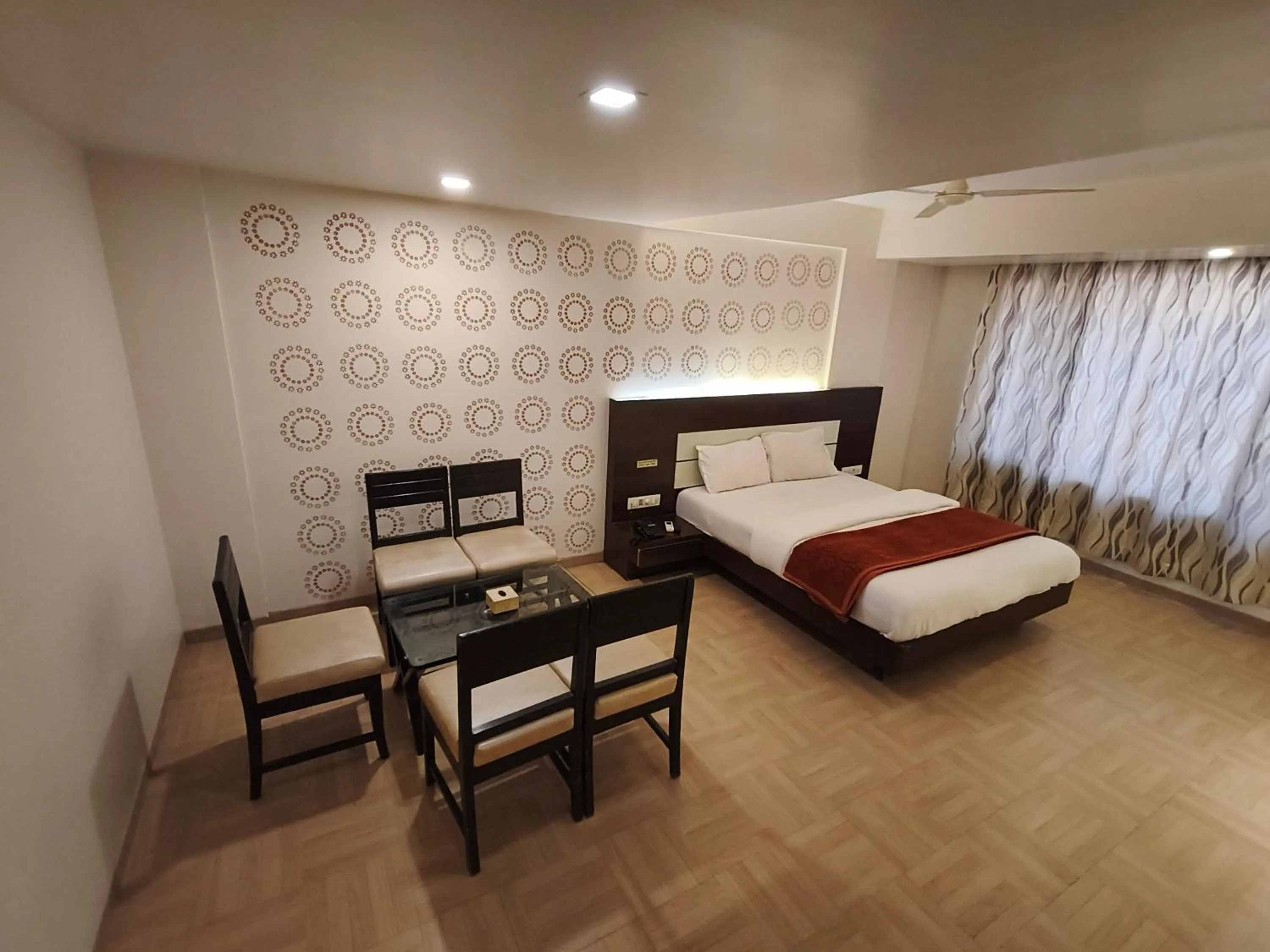 Bed in Hotel Vijay Sagar Dombivali
