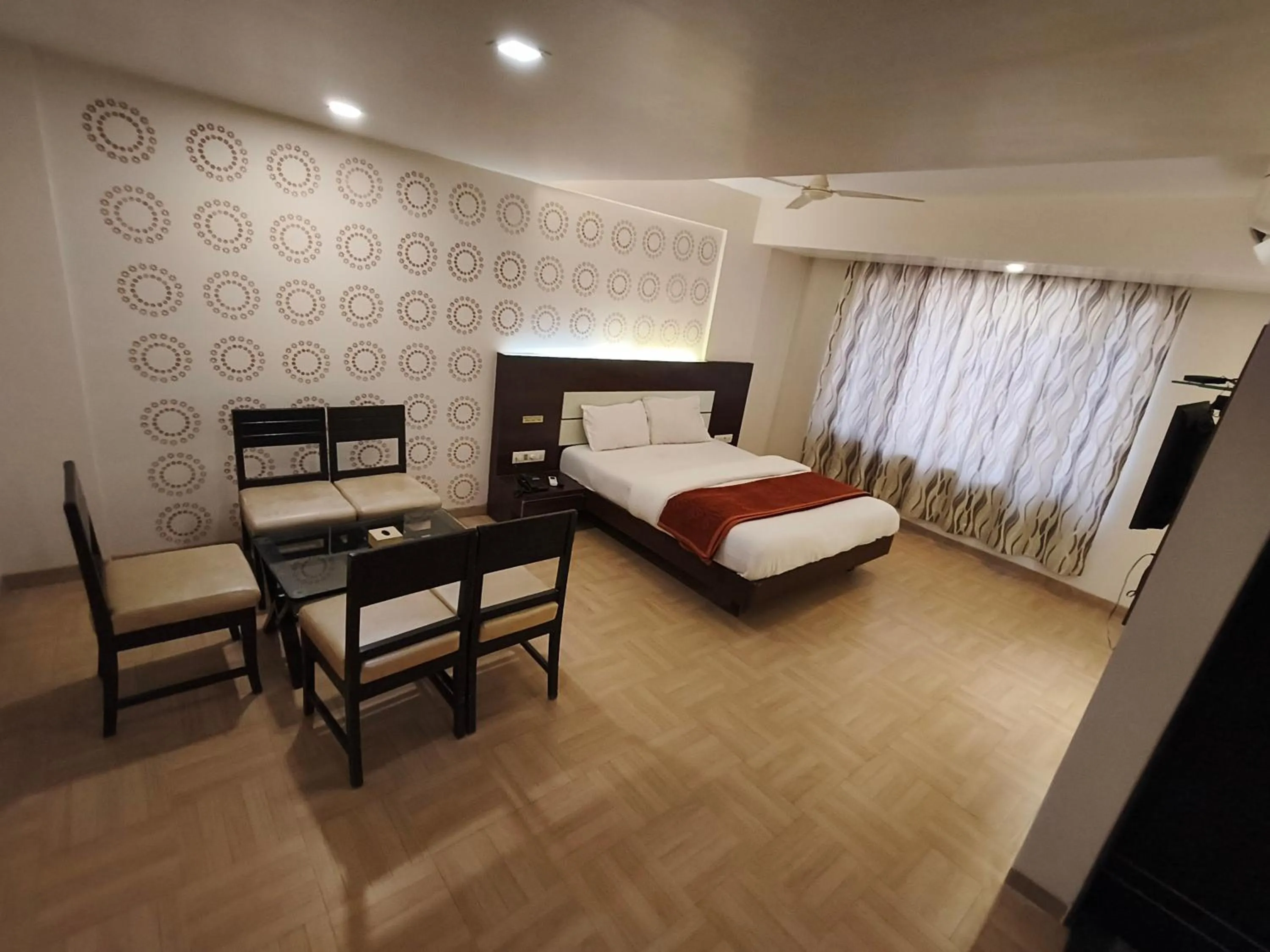 Bed in Hotel Vijay Sagar Dombivali