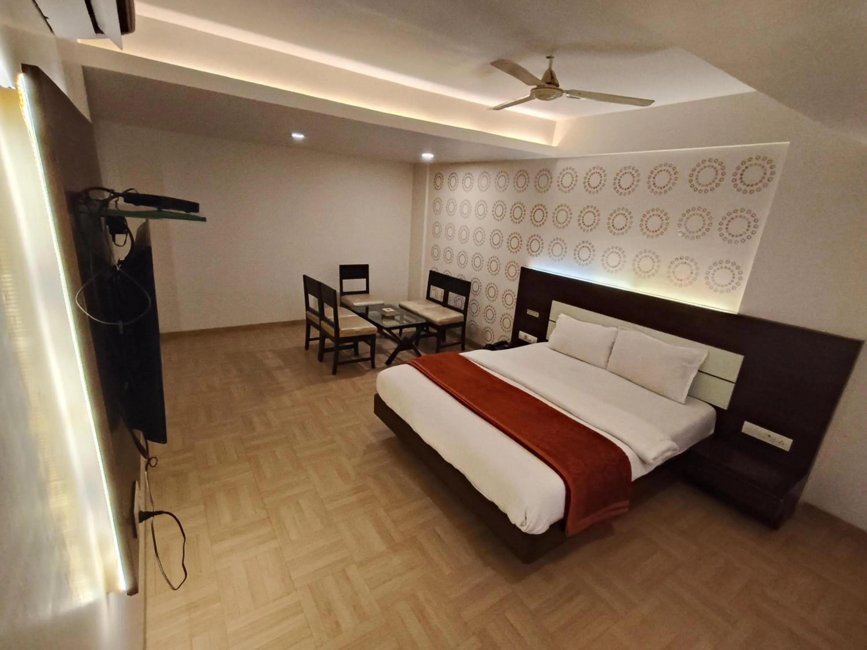 Bed in Hotel Vijay Sagar Dombivali