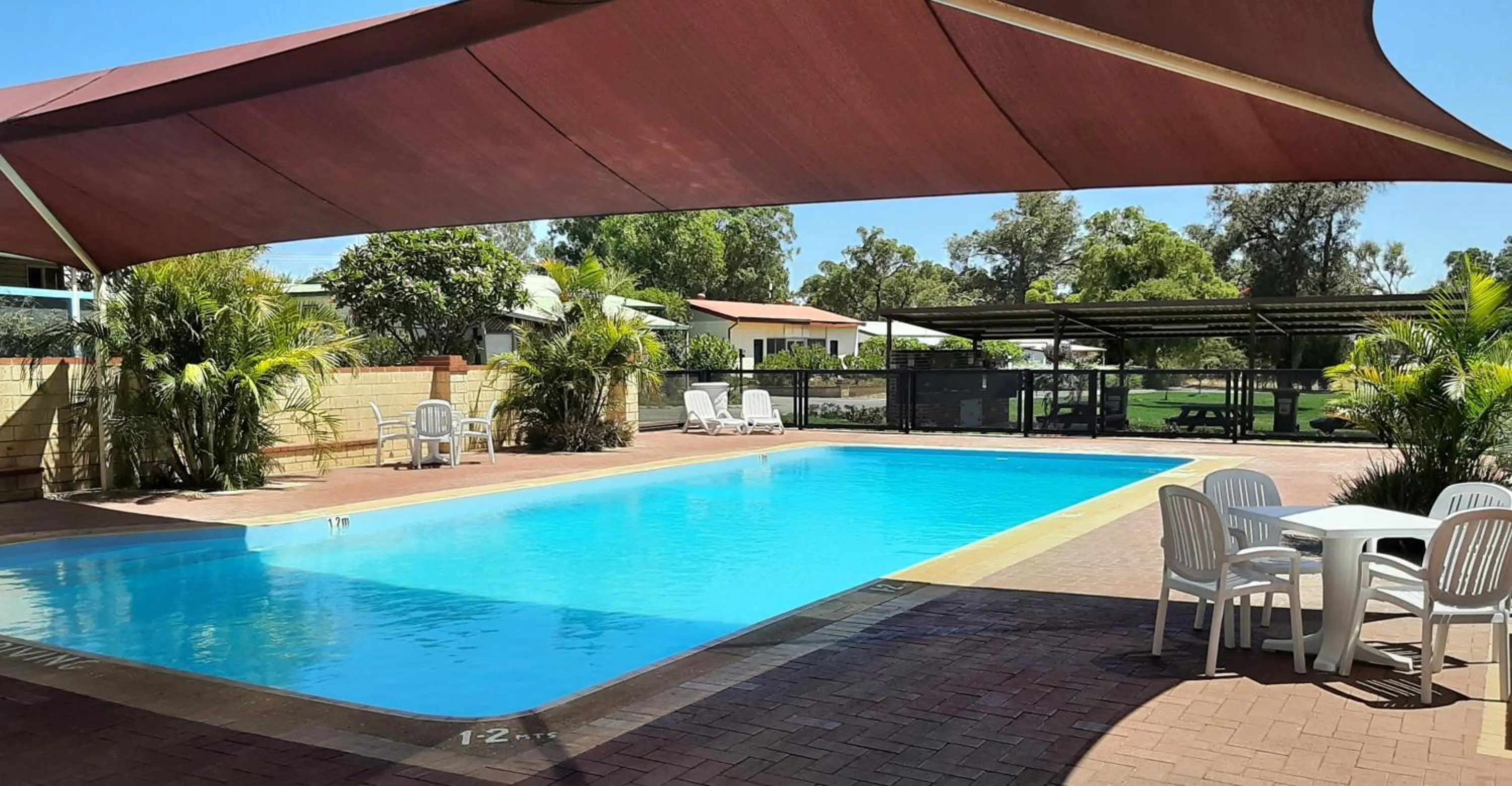 Swimming pool in Banksia Tourist Park