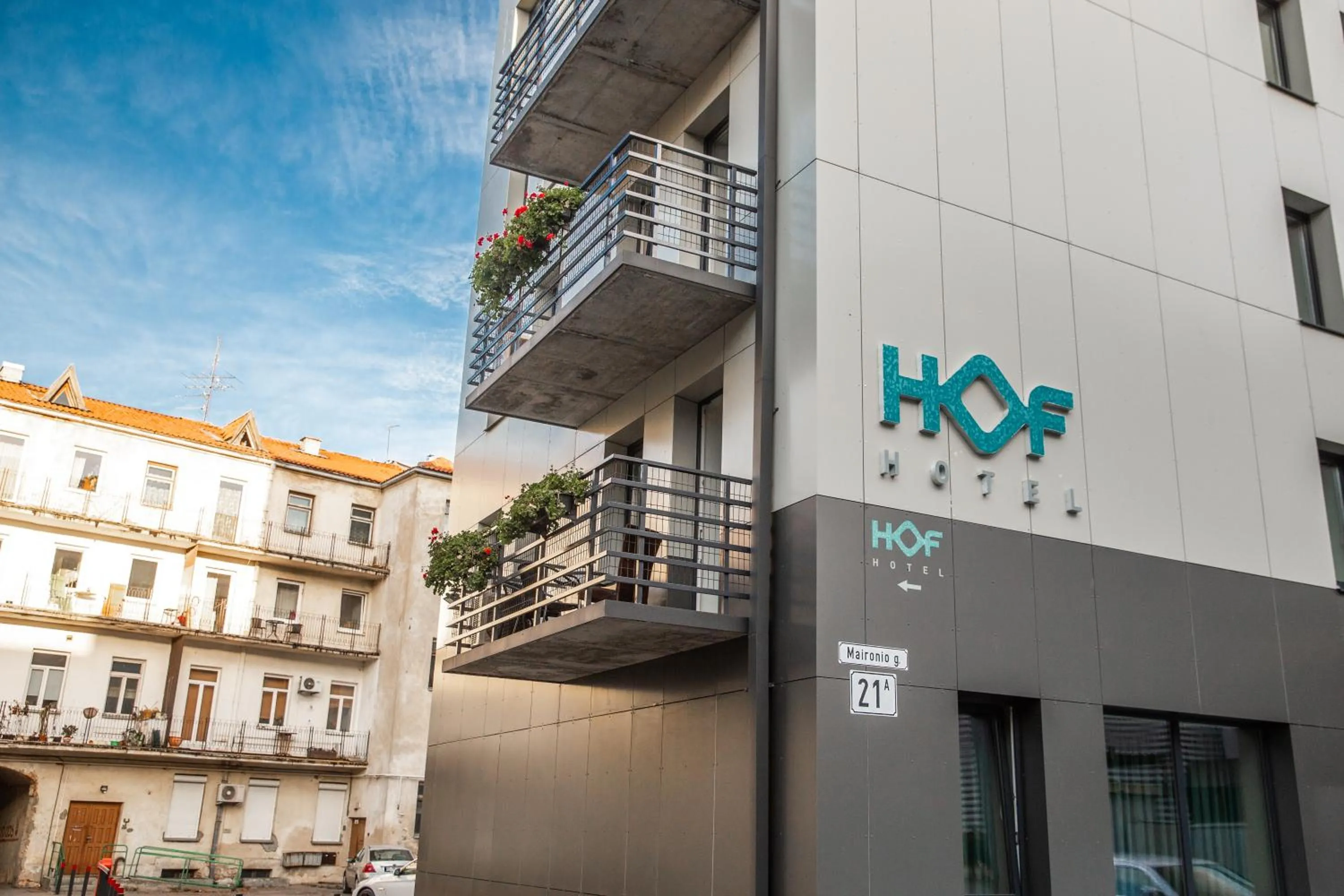 Facade/entrance in HOF HOTEL