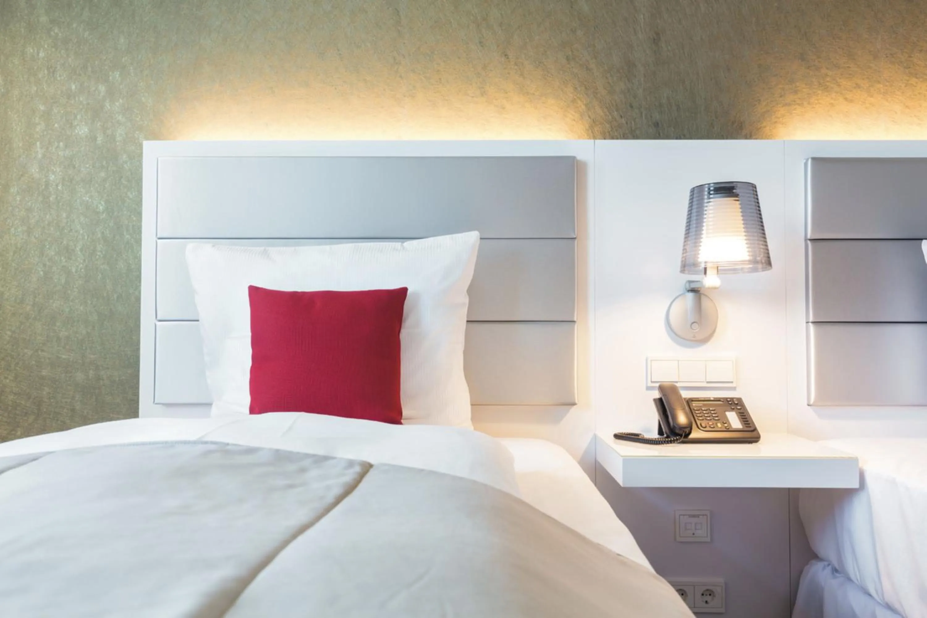 Bed in Riu Plaza Berlin