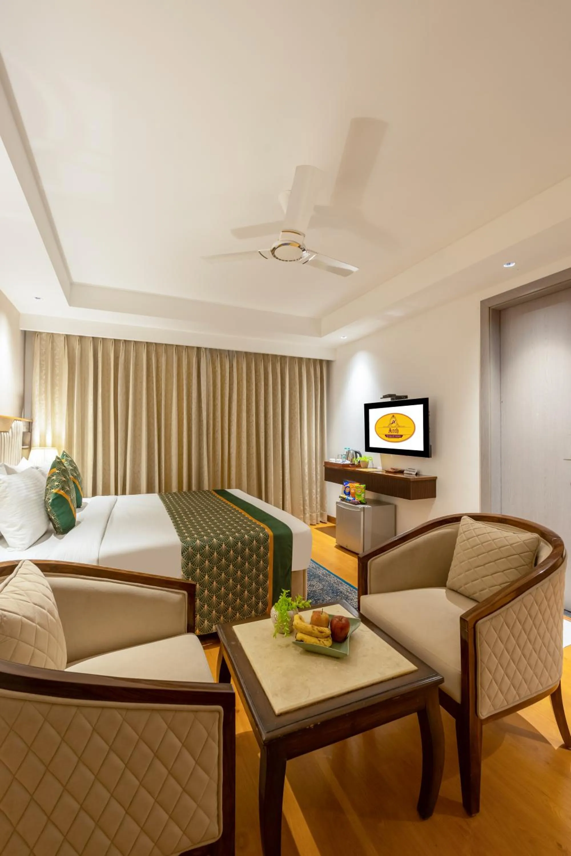 Seating area, Bed in Arch The Lohias