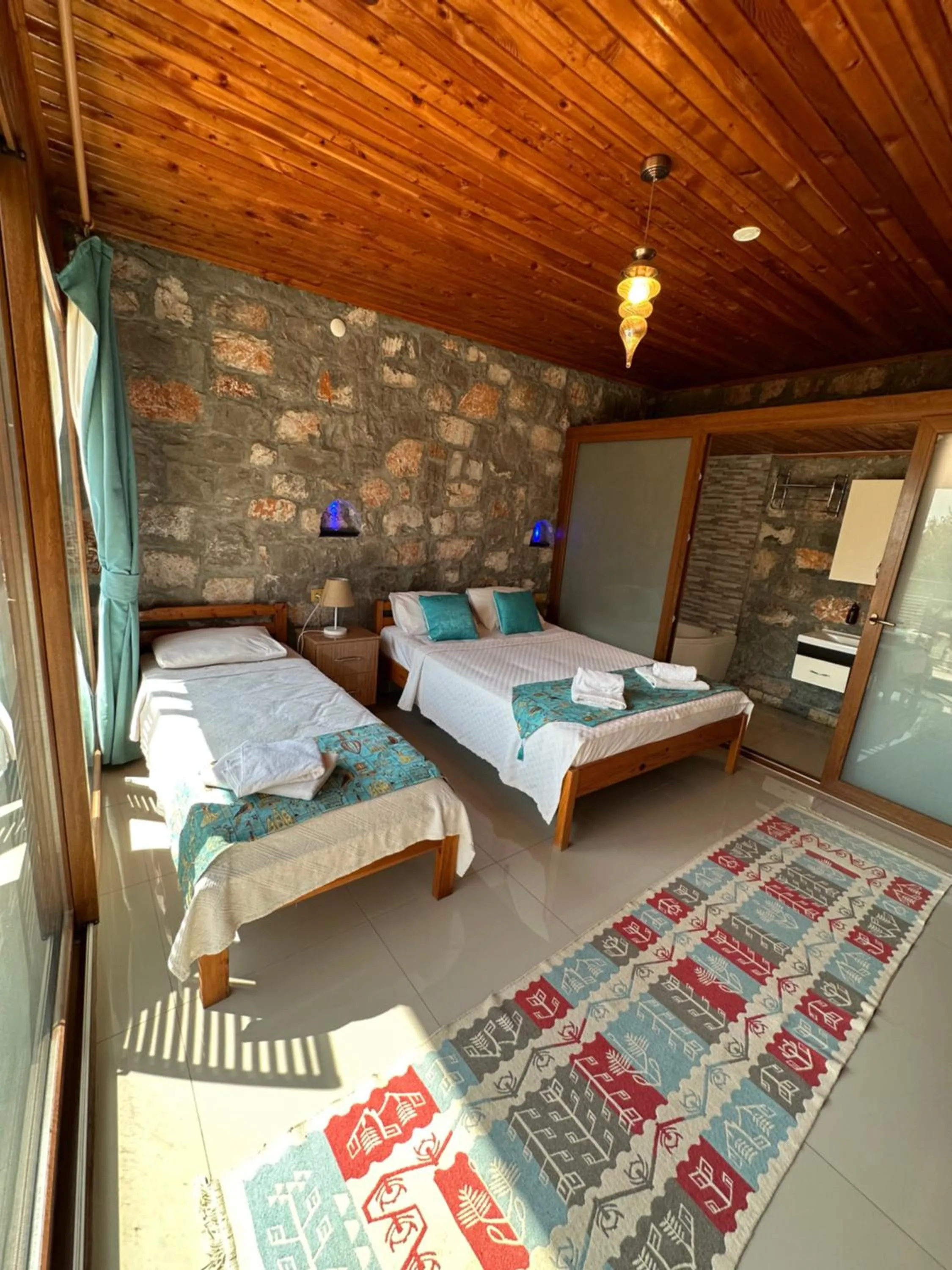 Bed in Kabak Armes Hotel