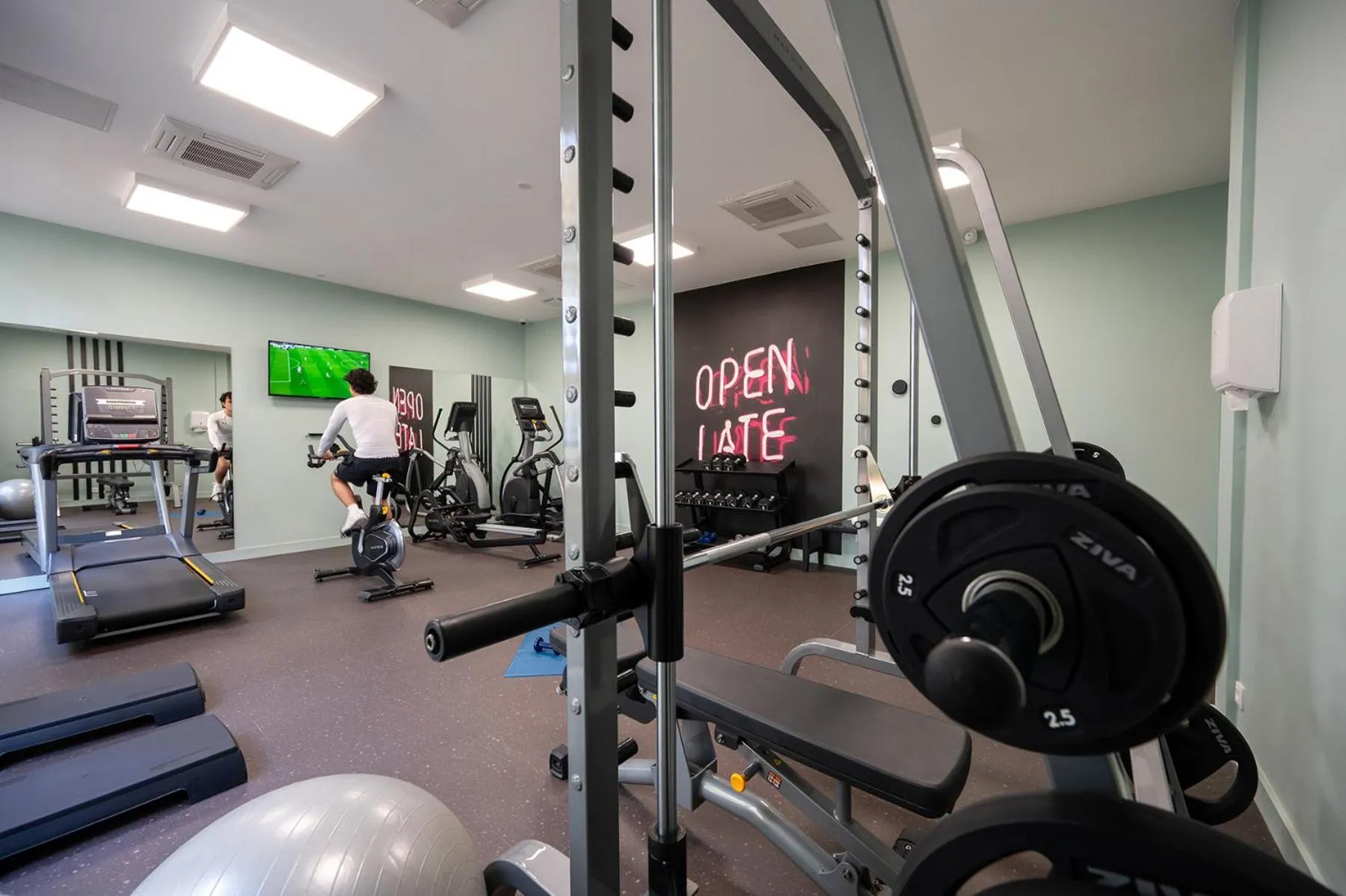 Fitness centre/facilities in Nemea Appart Hotel La Boetie Bordeaux Pessac