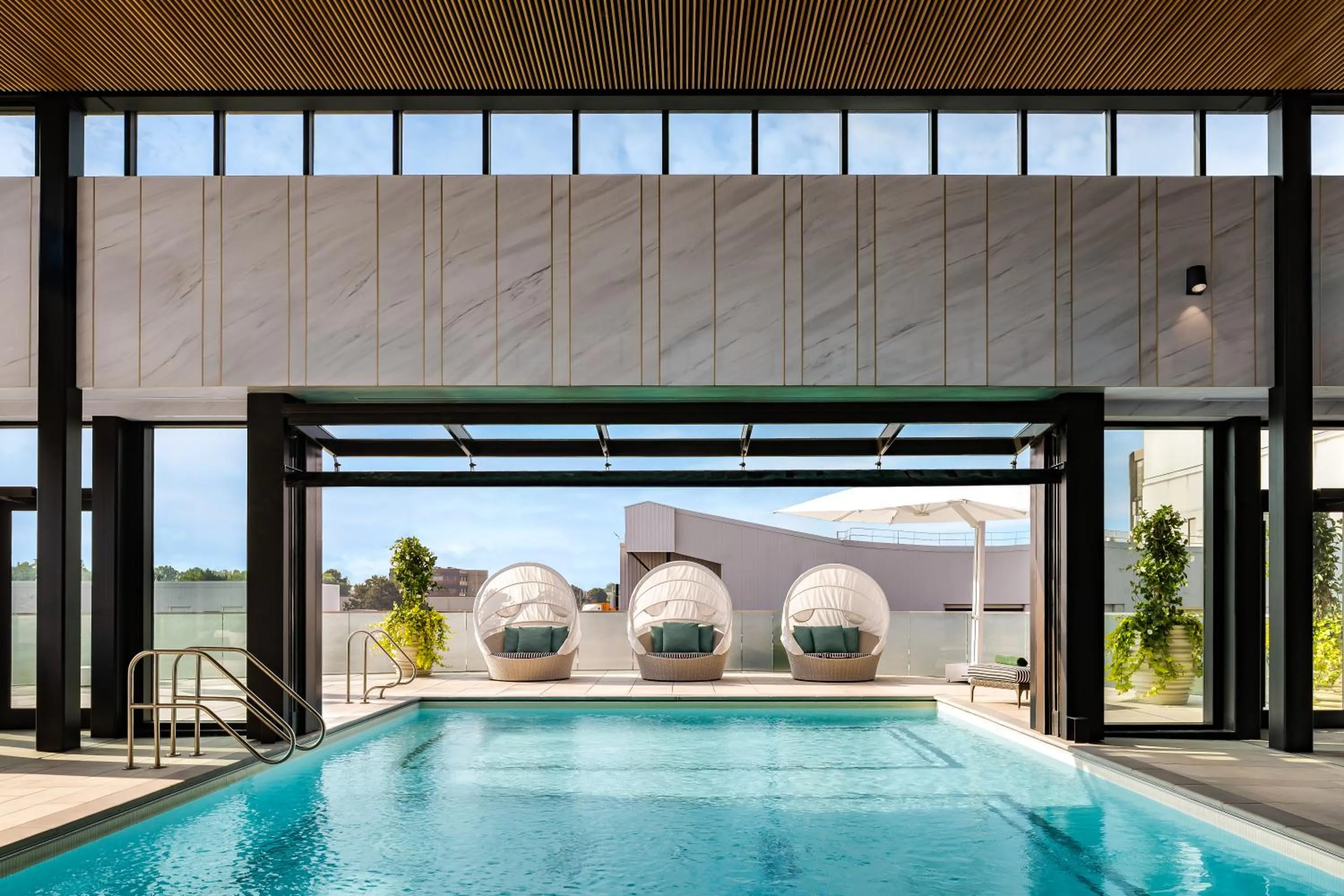 Swimming pool in Hard Rock Hotel London Ontario