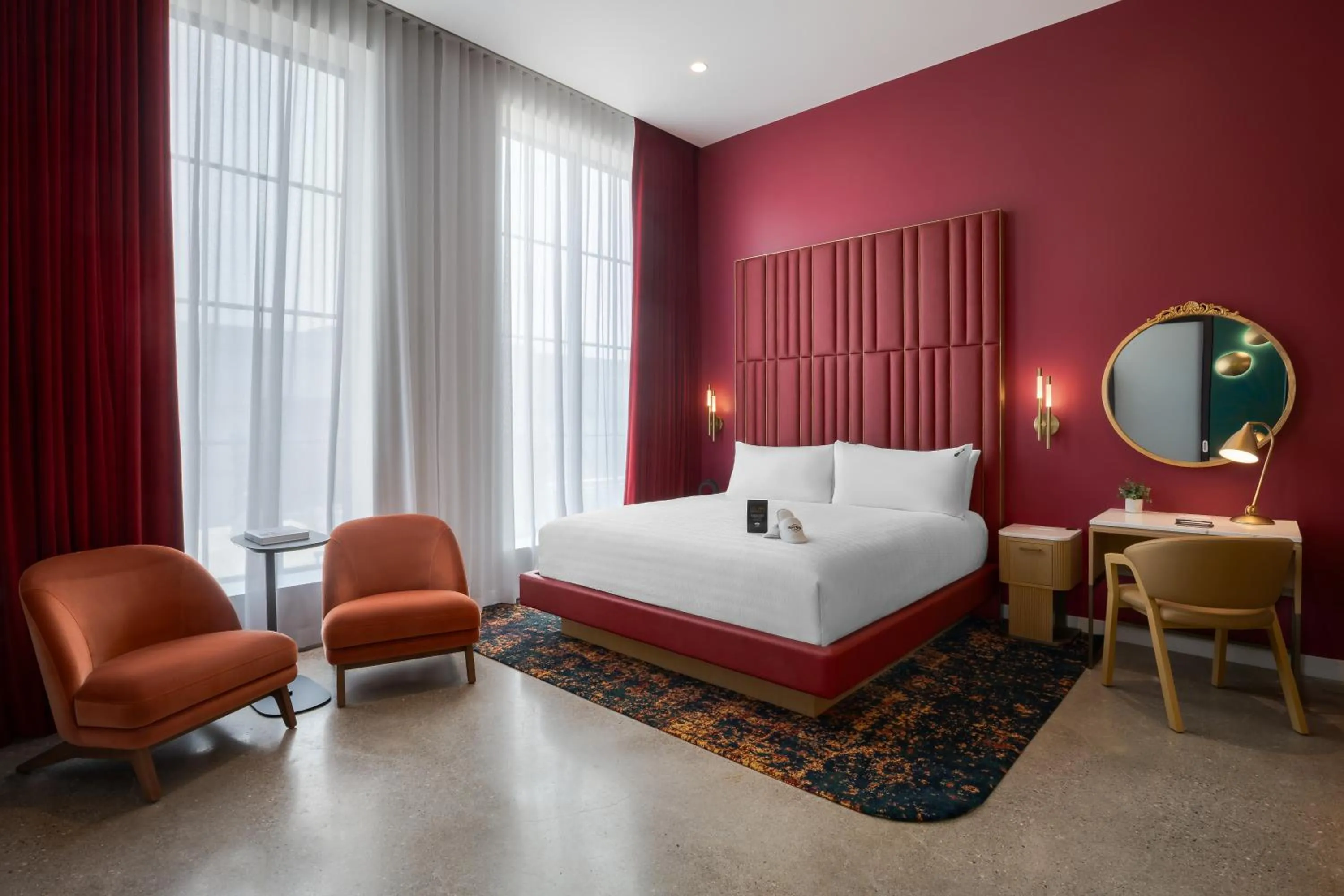 Bed in Hard Rock Hotel London Ontario