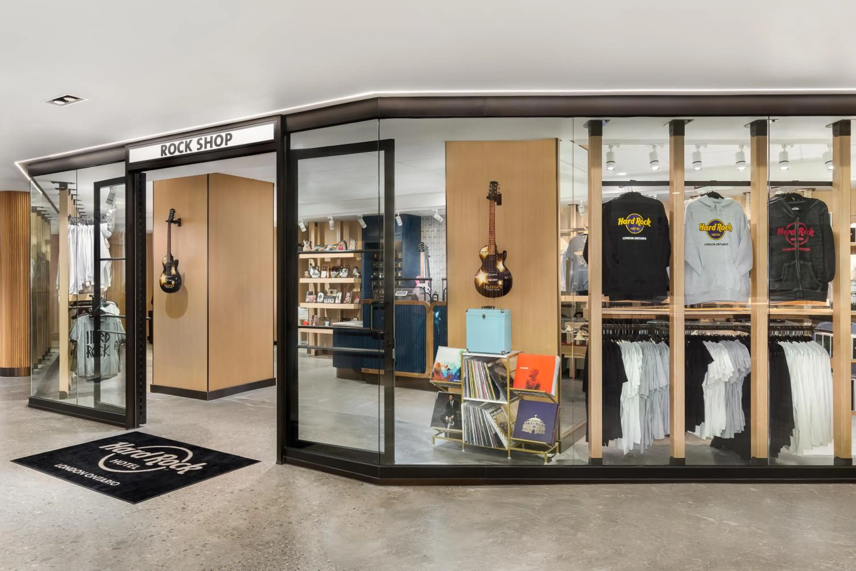 Shopping Area in Hard Rock Hotel London Ontario