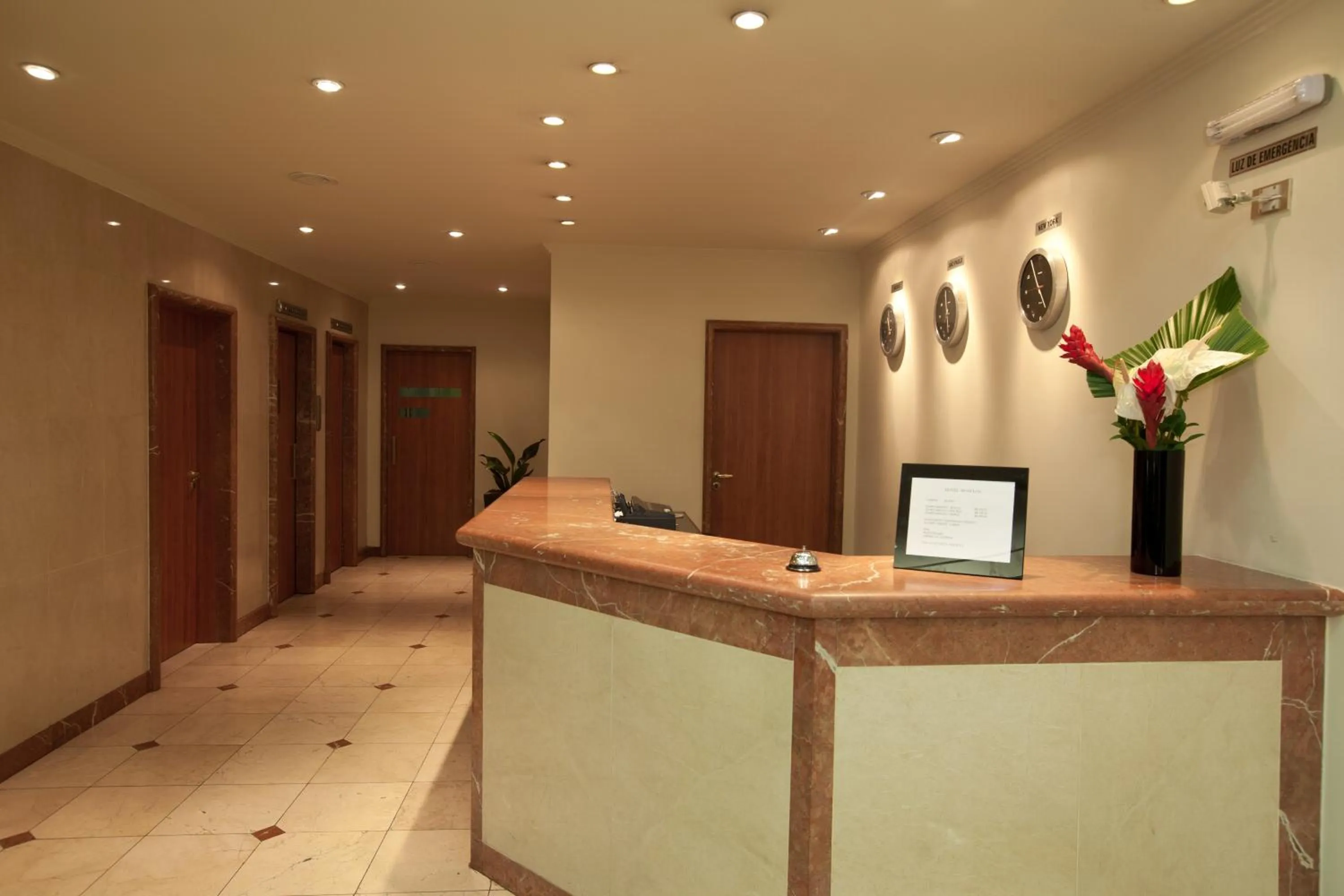 Lobby or reception in Hotel Moncloa