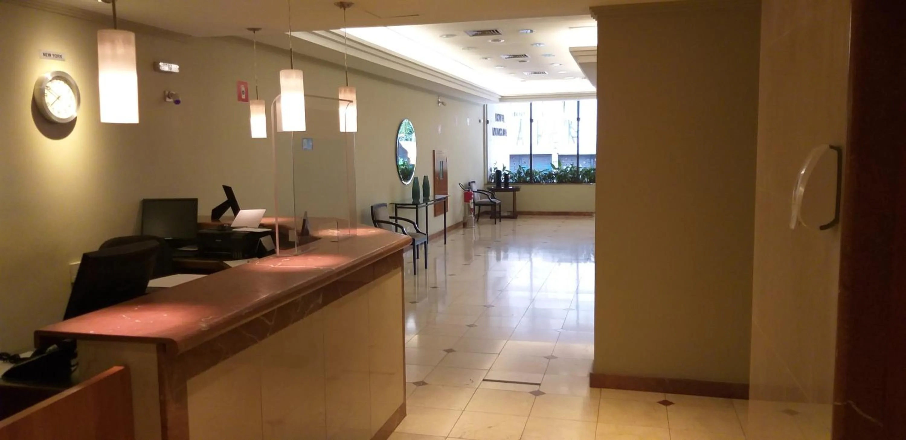 Lobby or reception in Hotel Moncloa