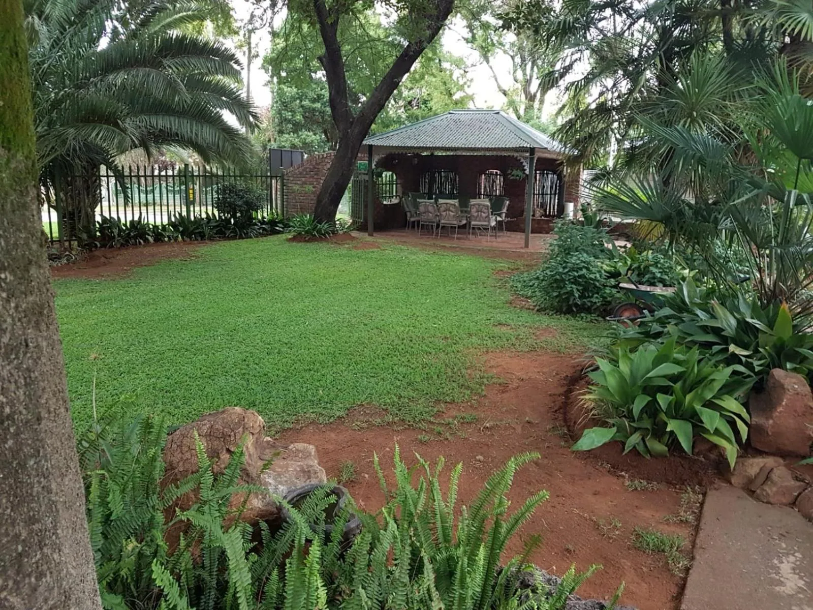 Garden view in Gemstone Guest House