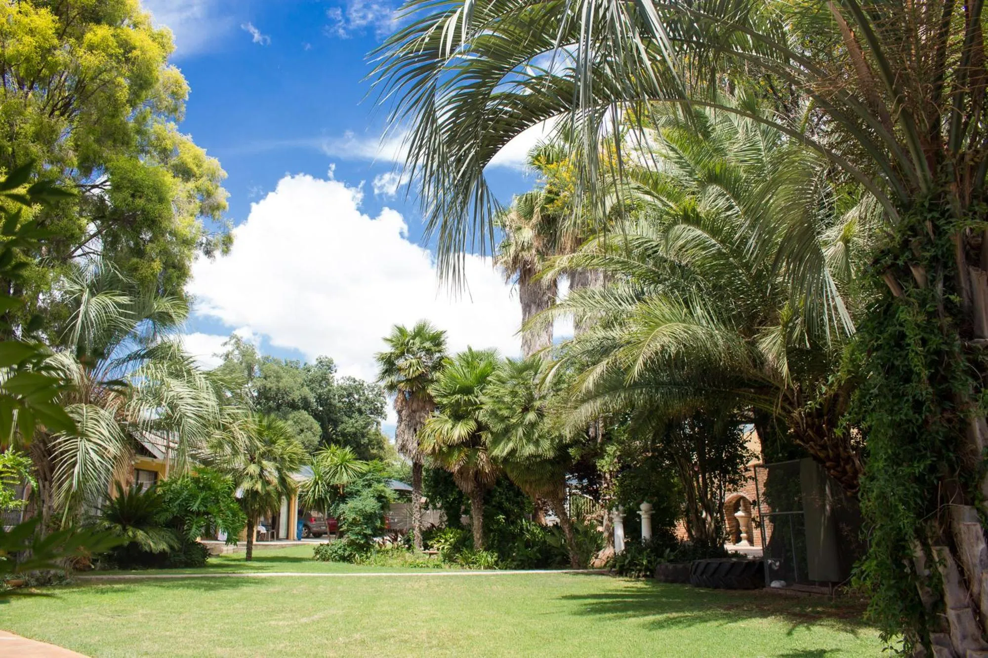 Garden view in Gemstone Guest House