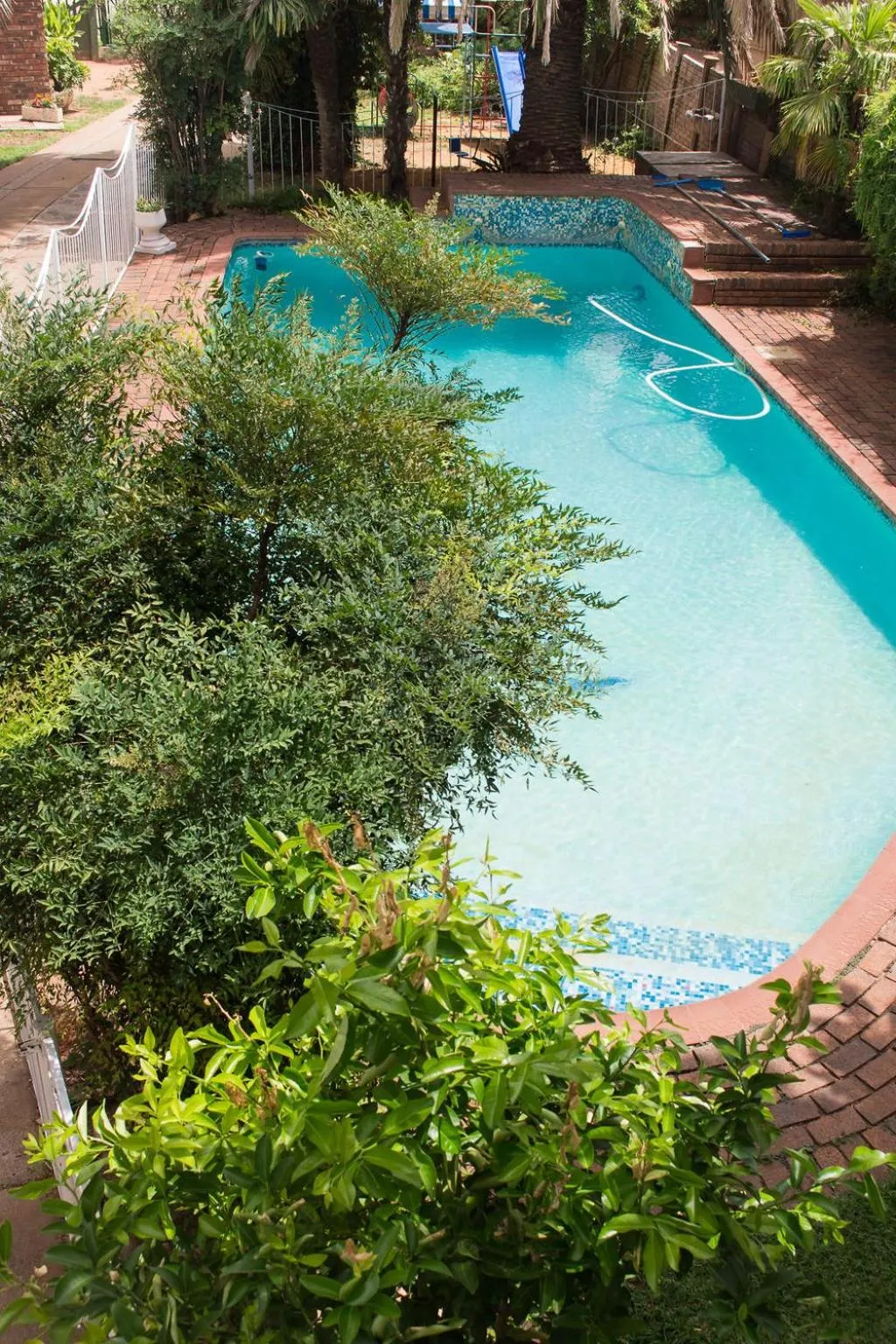 Pool view in Gemstone Guest House