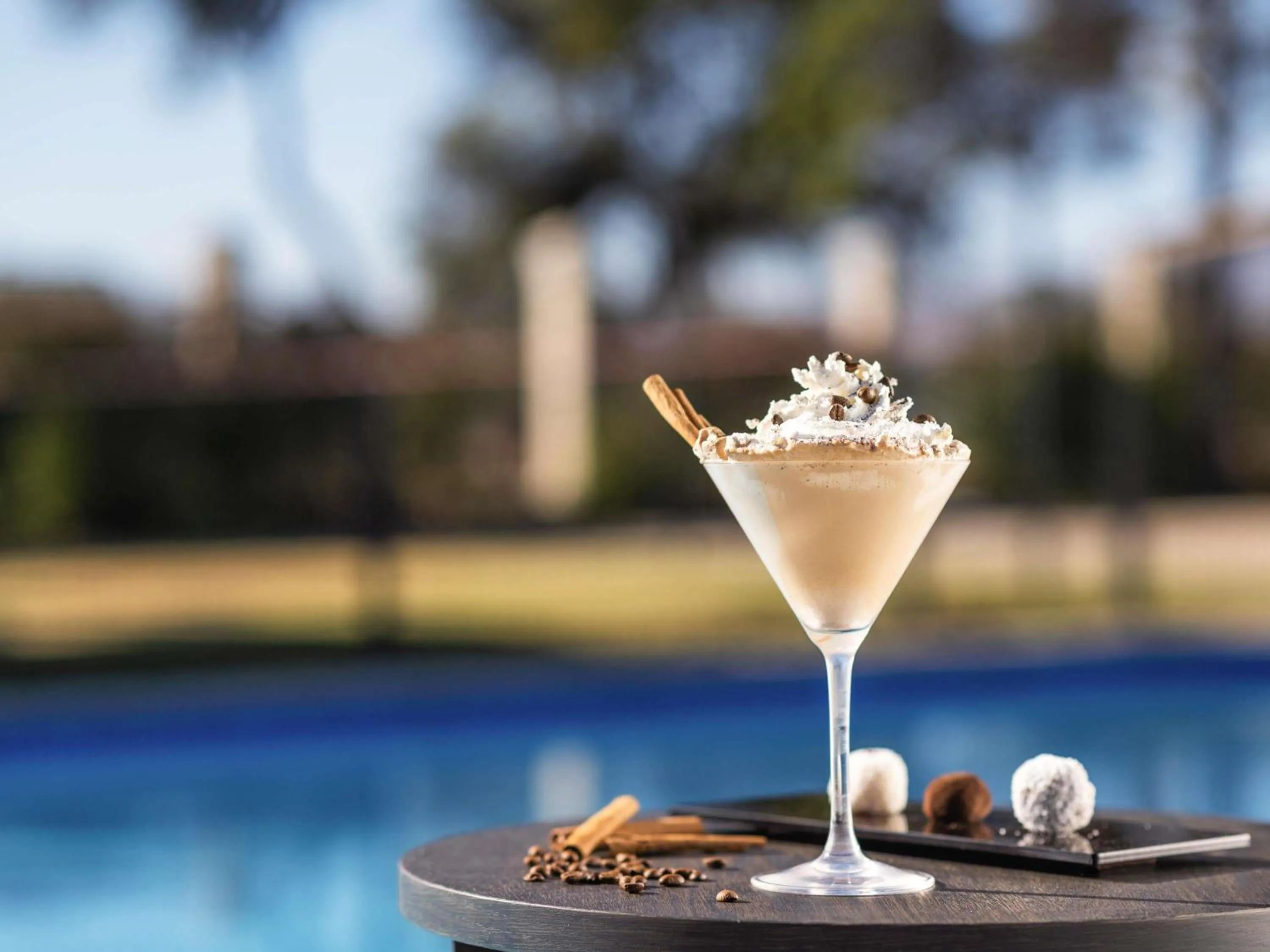 Pool view in Mercure Hotel Windhoek