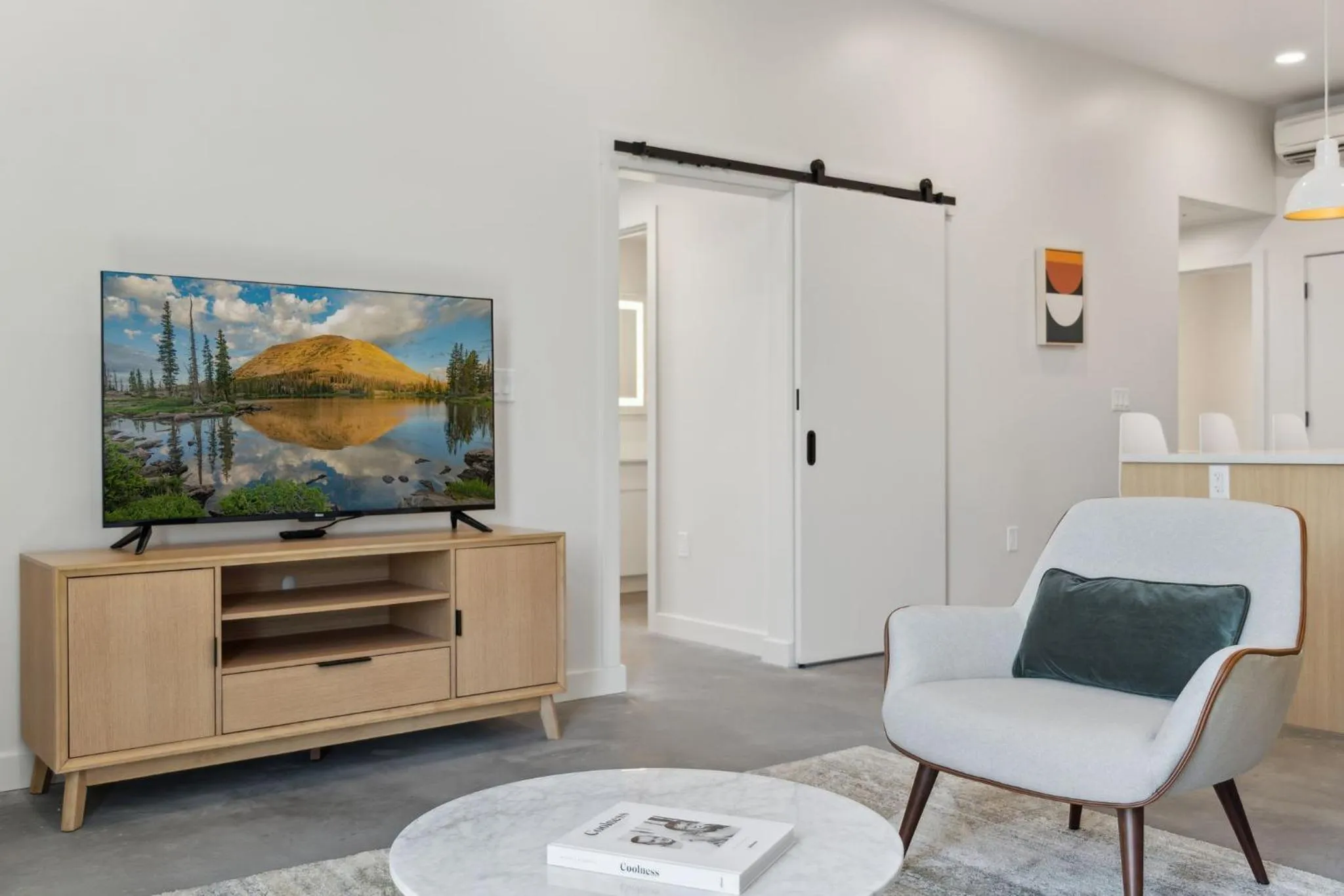 Living room in Placemakr Salt Lake City