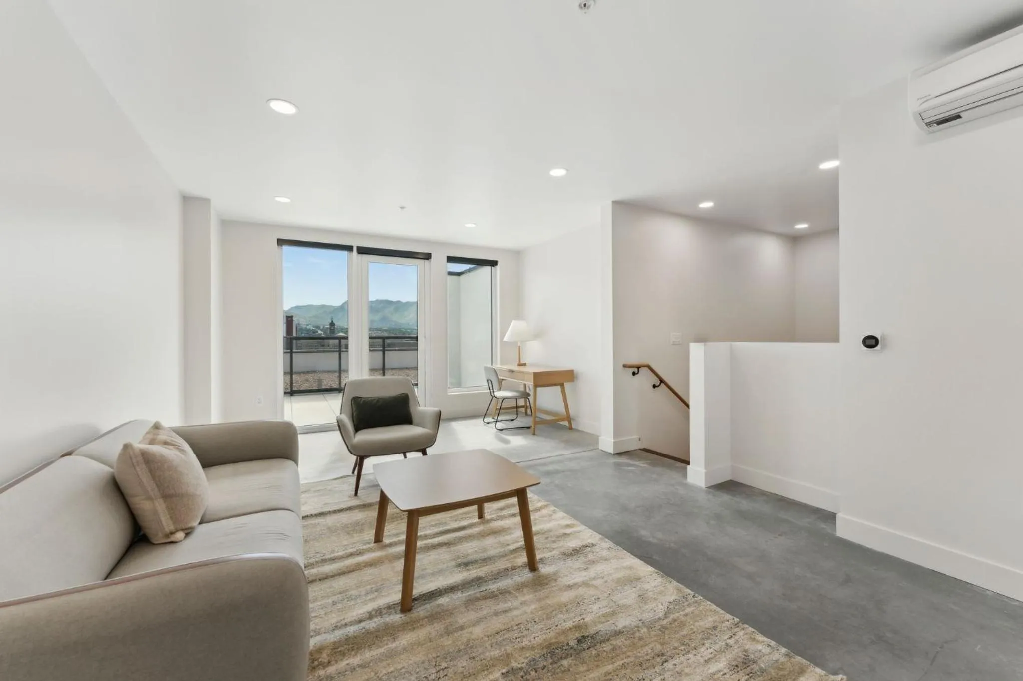 Seating area in Placemakr Salt Lake City