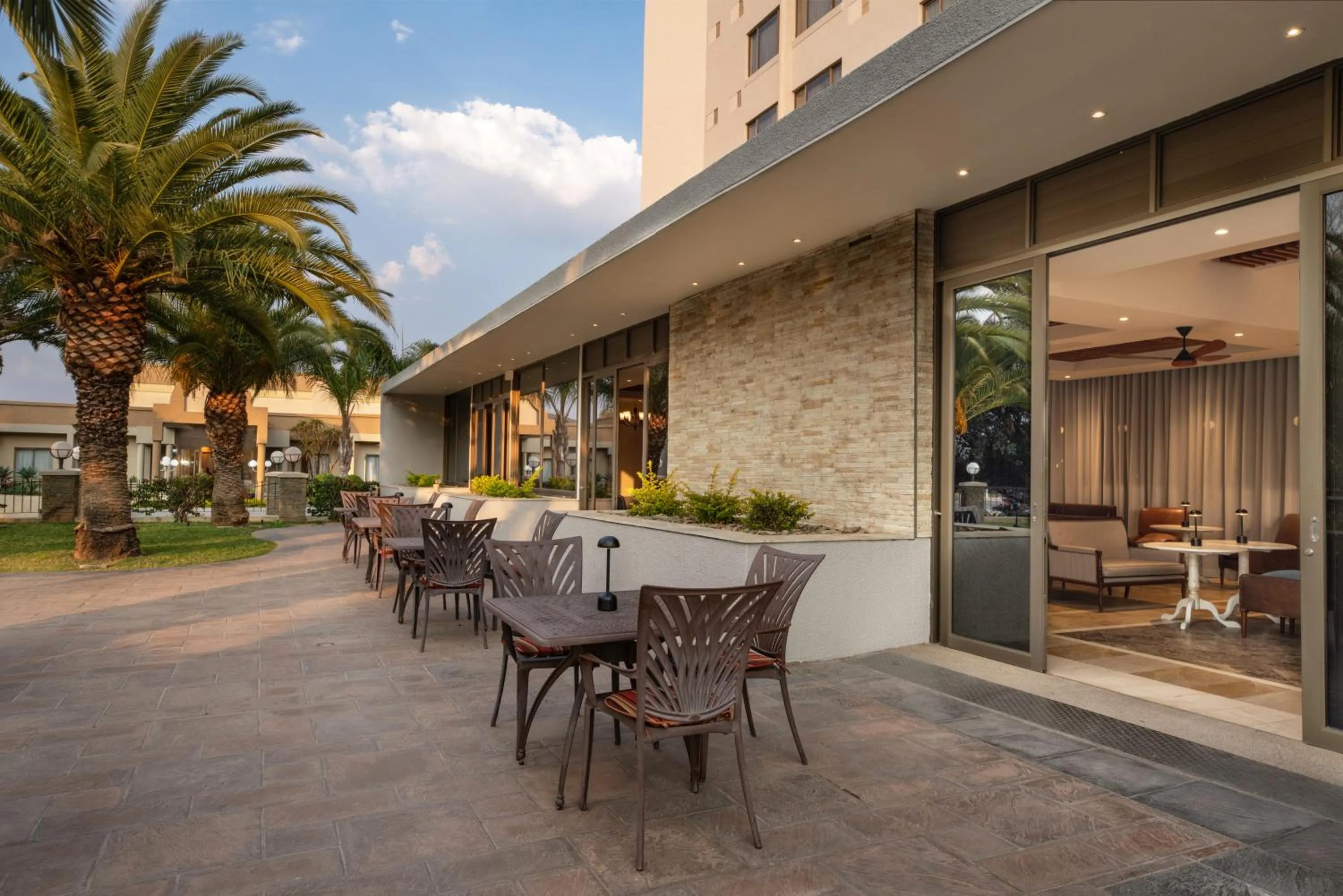 Patio in Mövenpick Hotel Windhoek