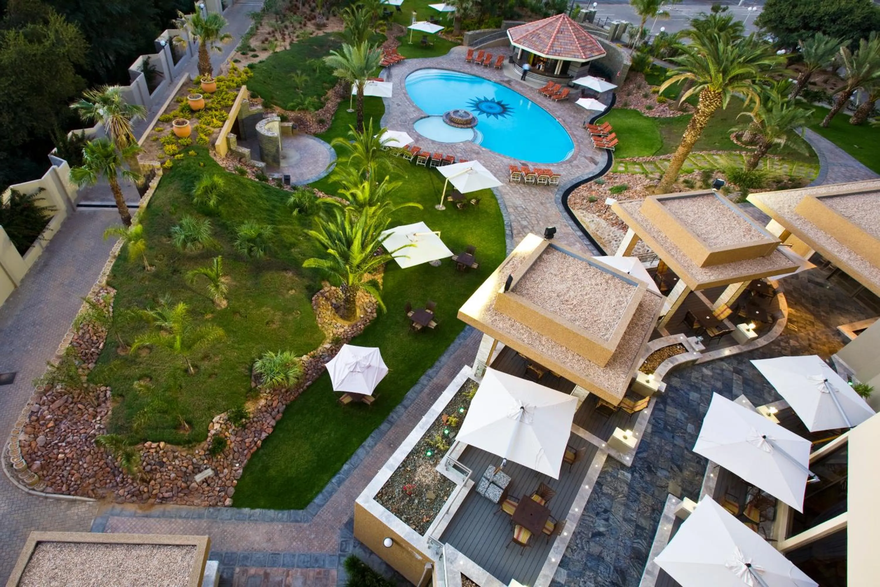 Patio, Bird's-eye View in Safari Court Hotel Managed By Accor