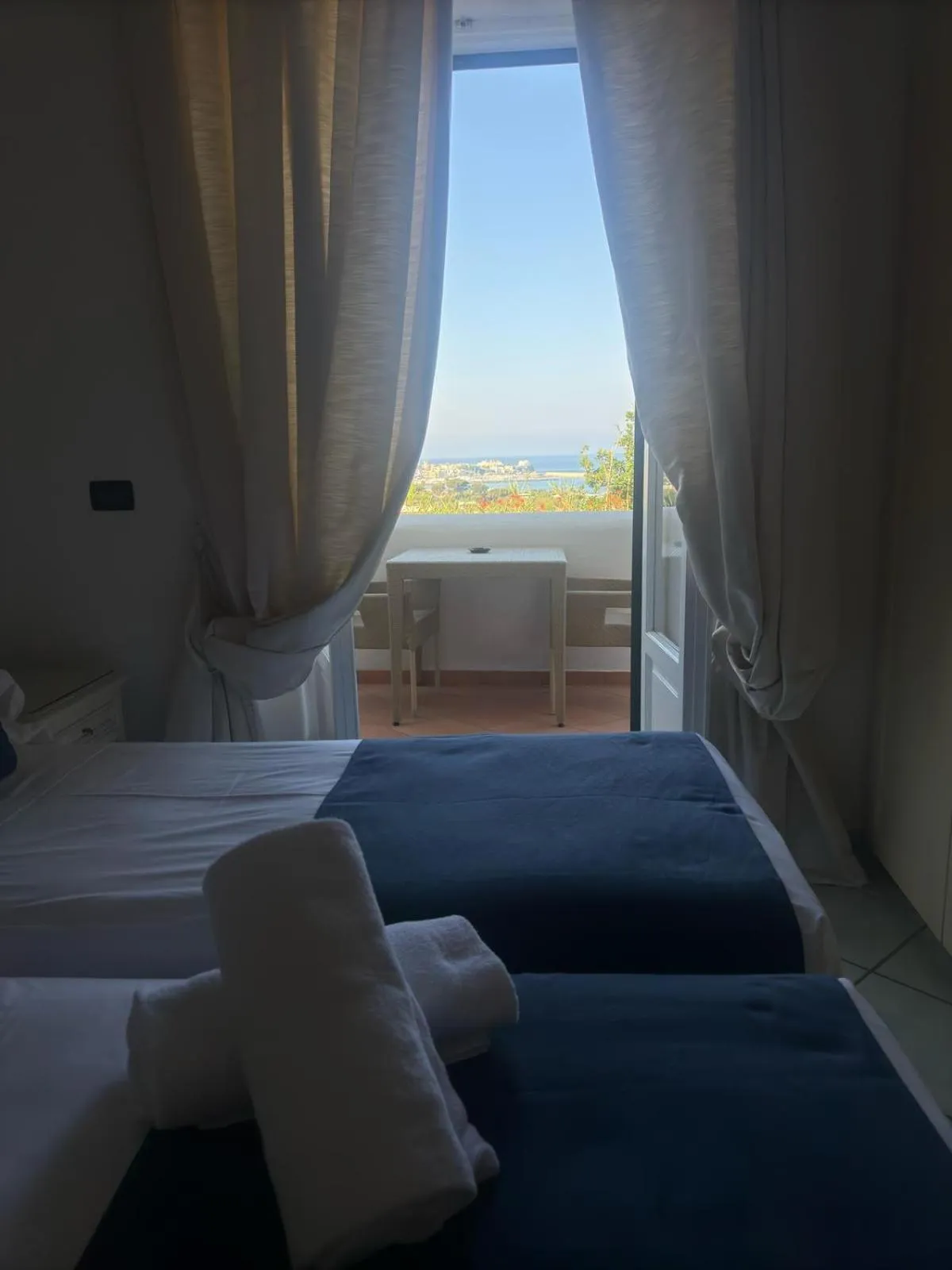 Bed in Hotel Albatros