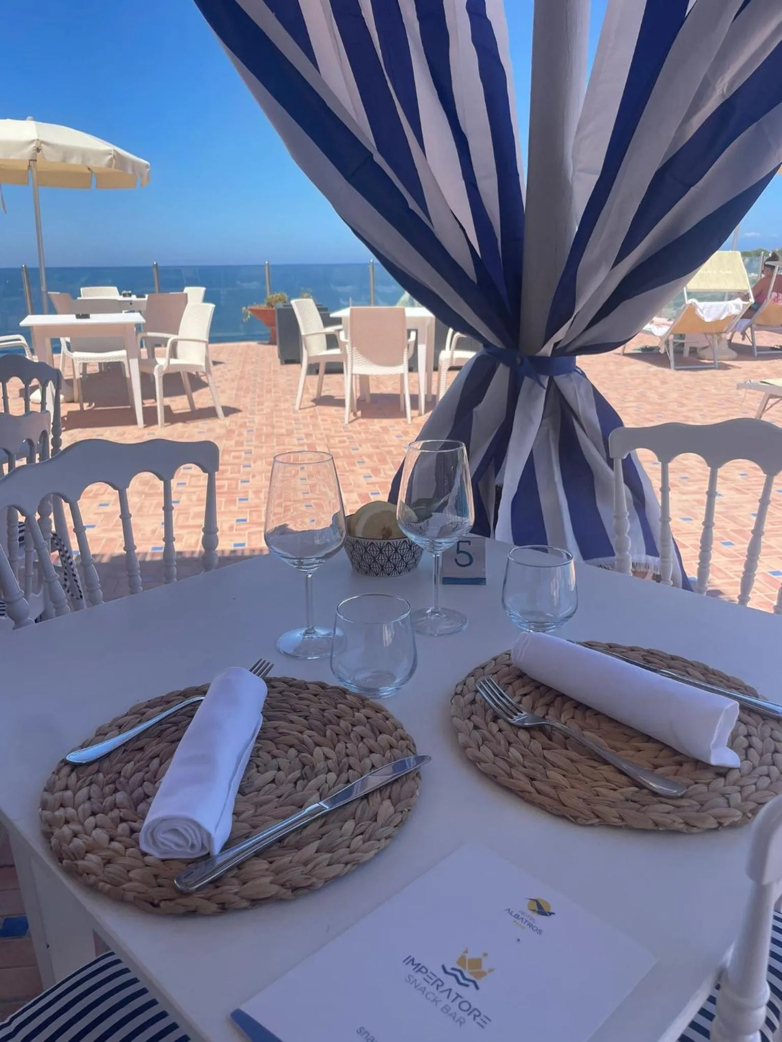 Restaurant/places to eat in Hotel Albatros