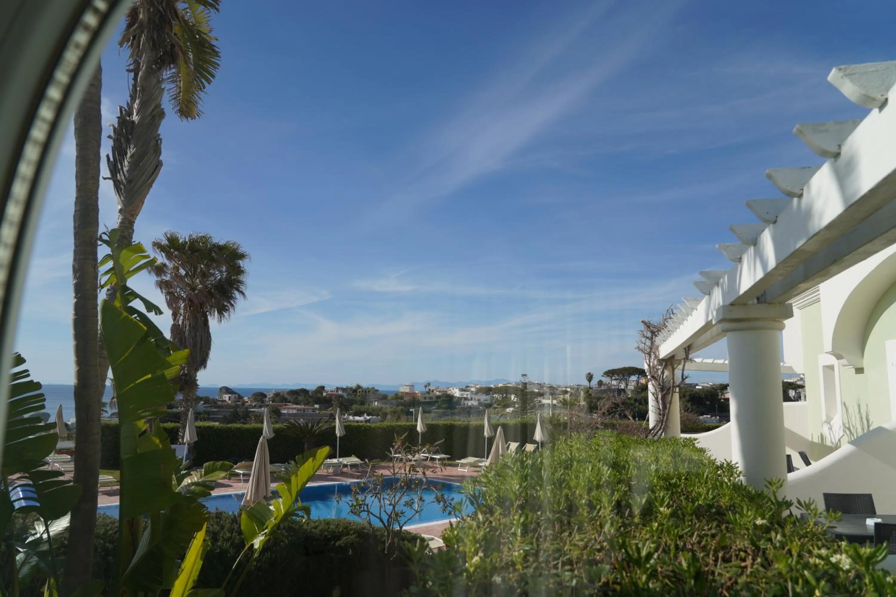 Pool view in Hotel Albatros
