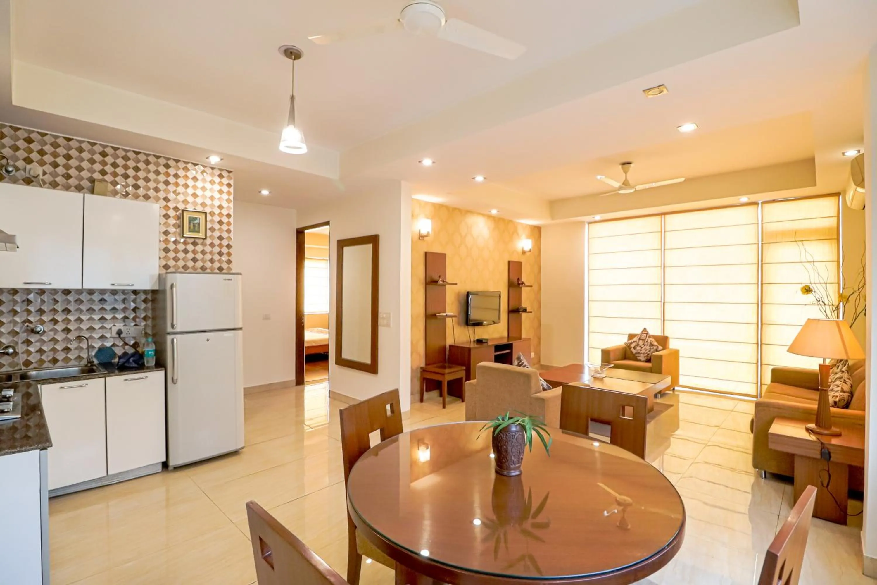 Kitchen or kitchenette in Ahuja Residency Noida