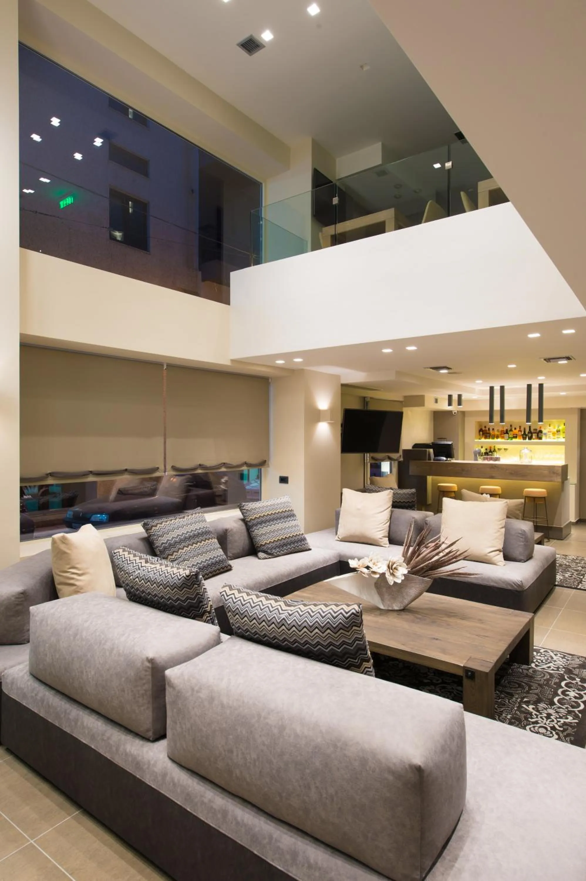 Seating area in Castello City