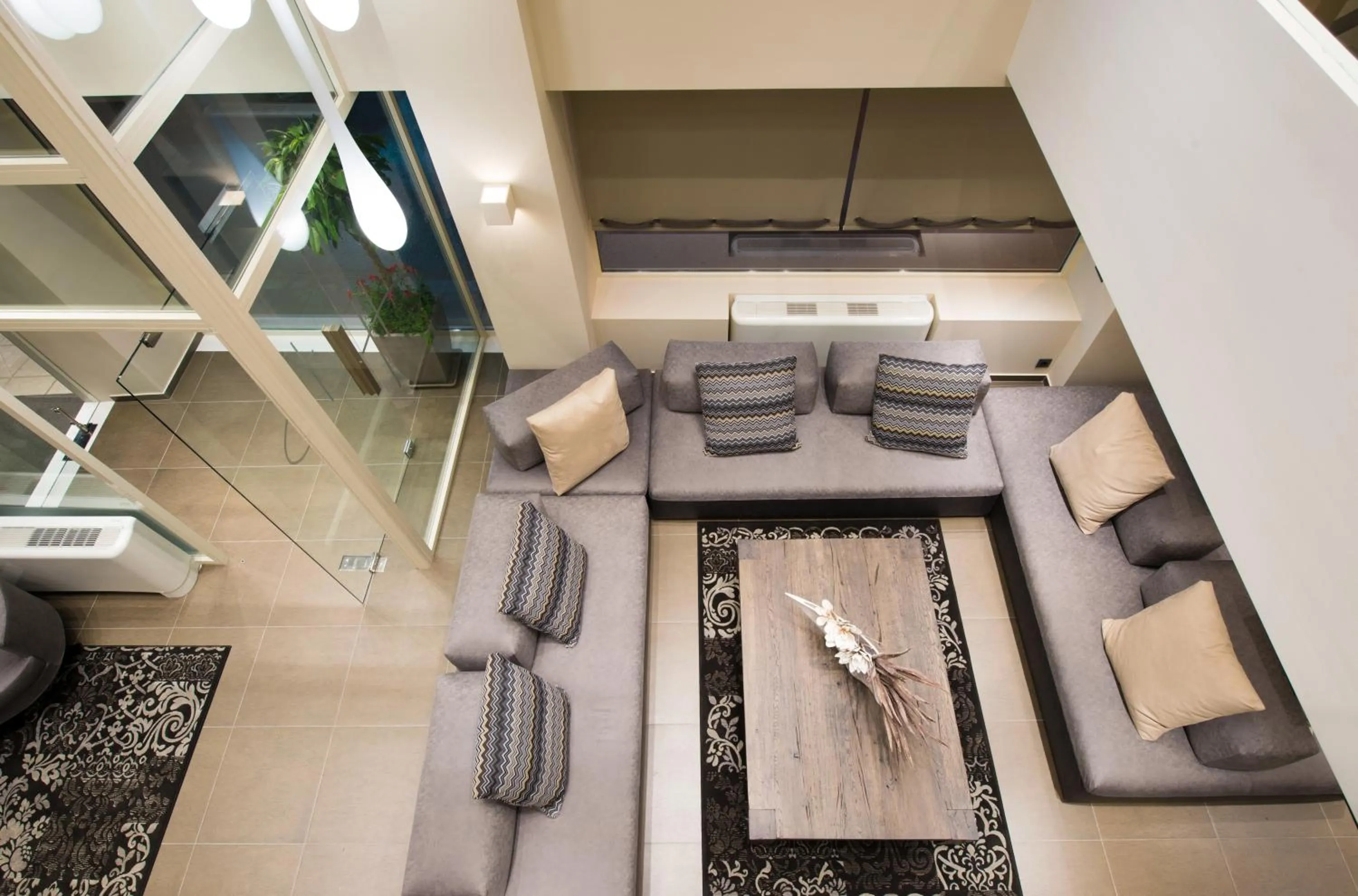 Seating area in Castello City