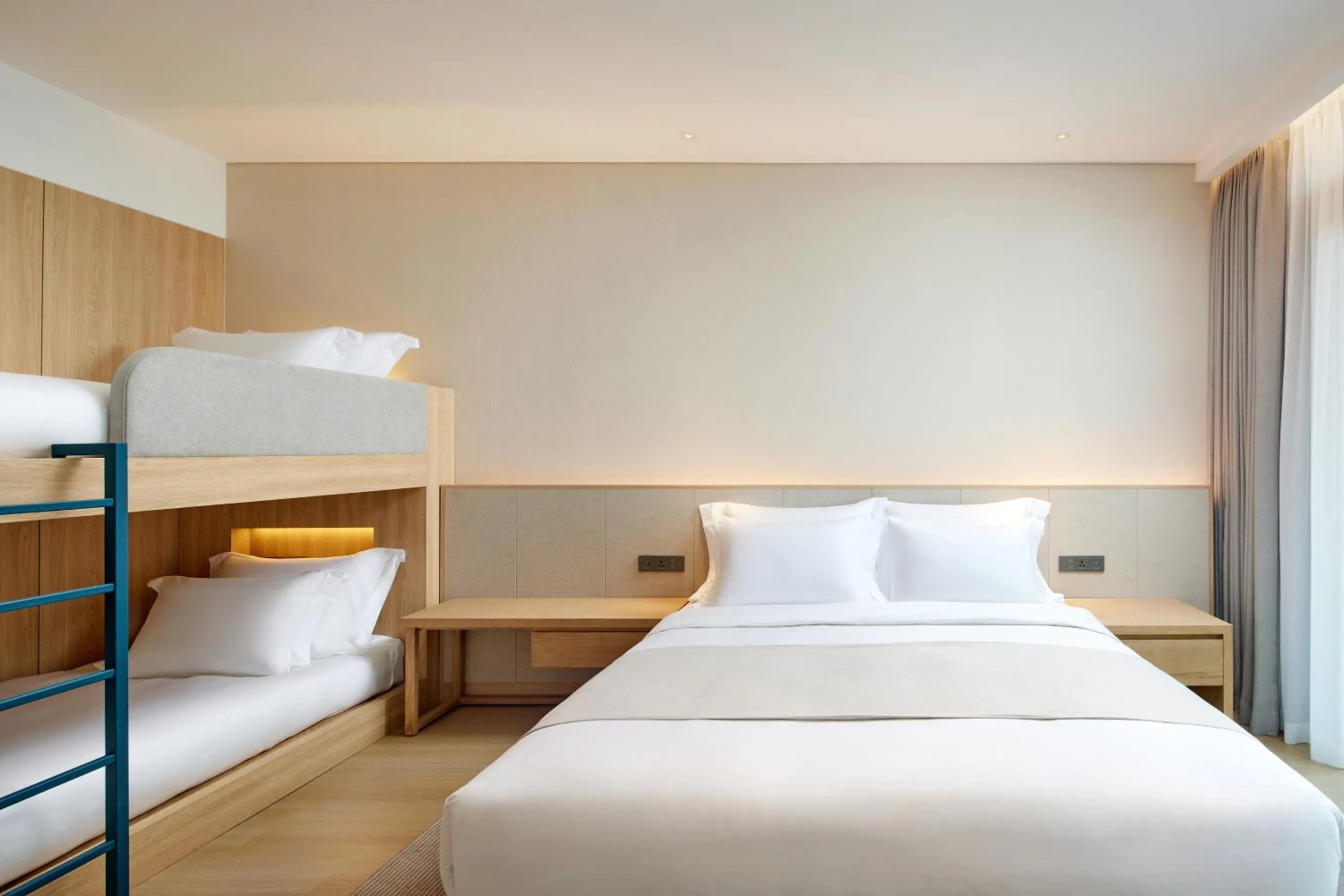 Bed in Shillamonogram Gangneung Hotel