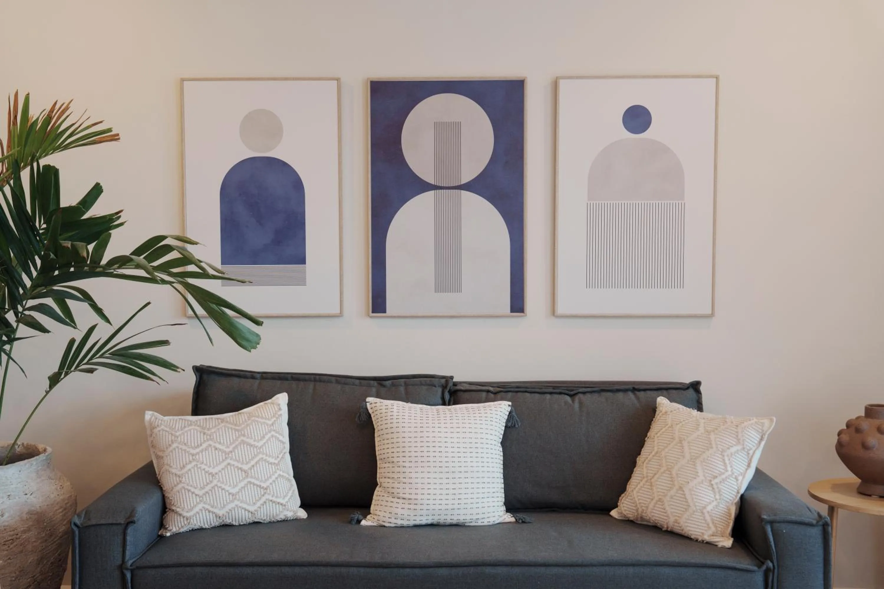 Living room in abba Suites Playa del Carmen