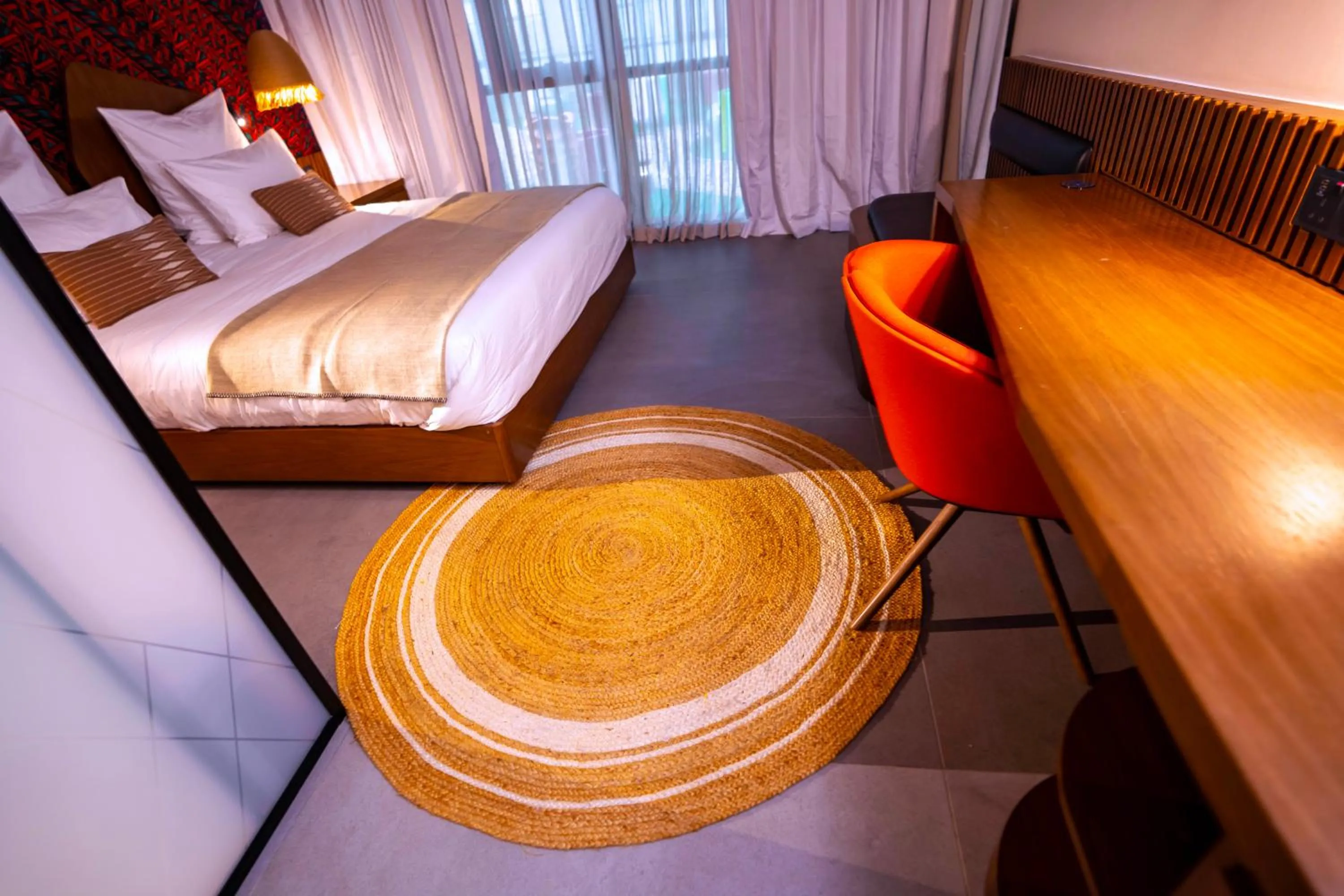 Bed in Onomo Allure Abuja AATC Hotel