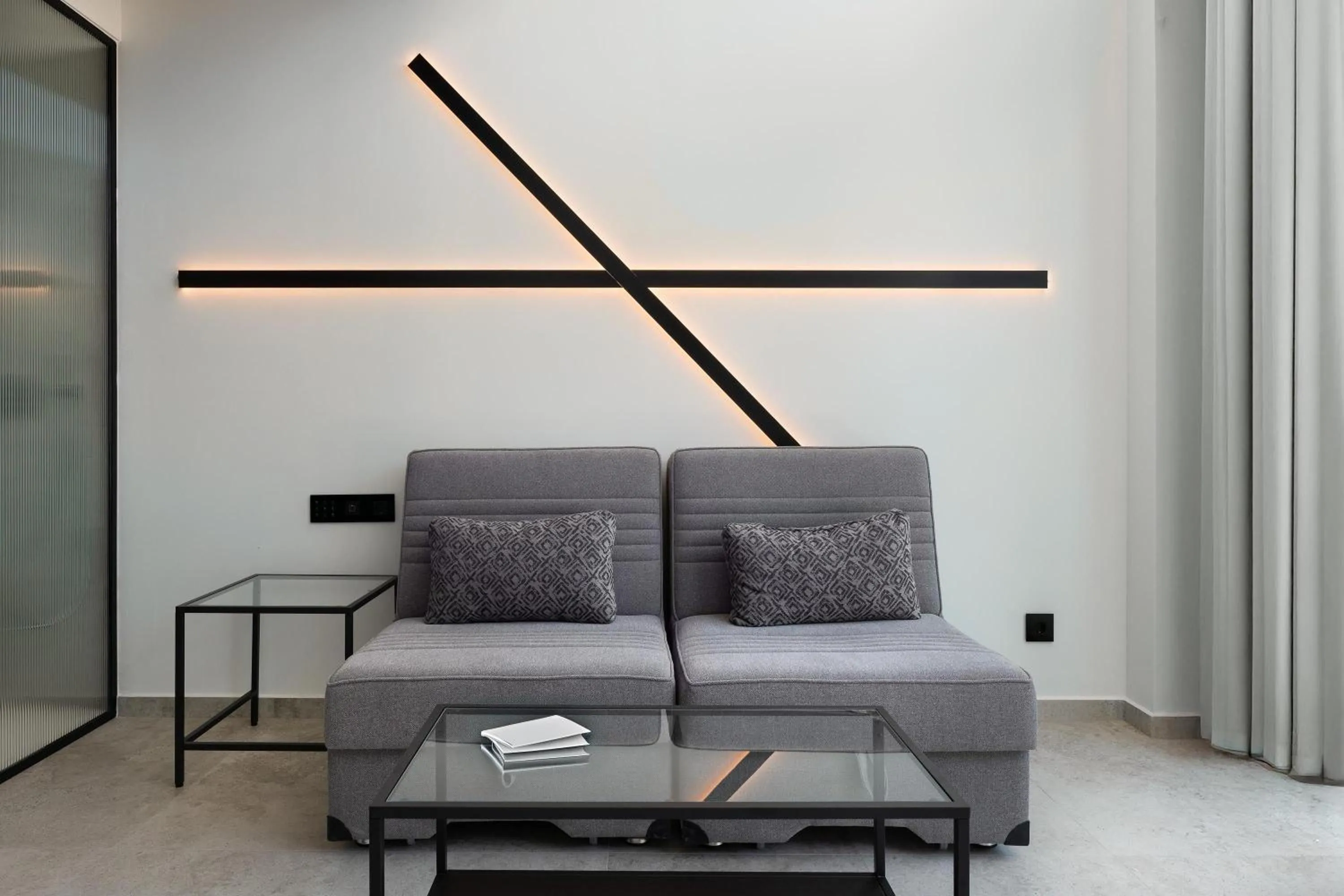 Seating area in Agkyra Hotel