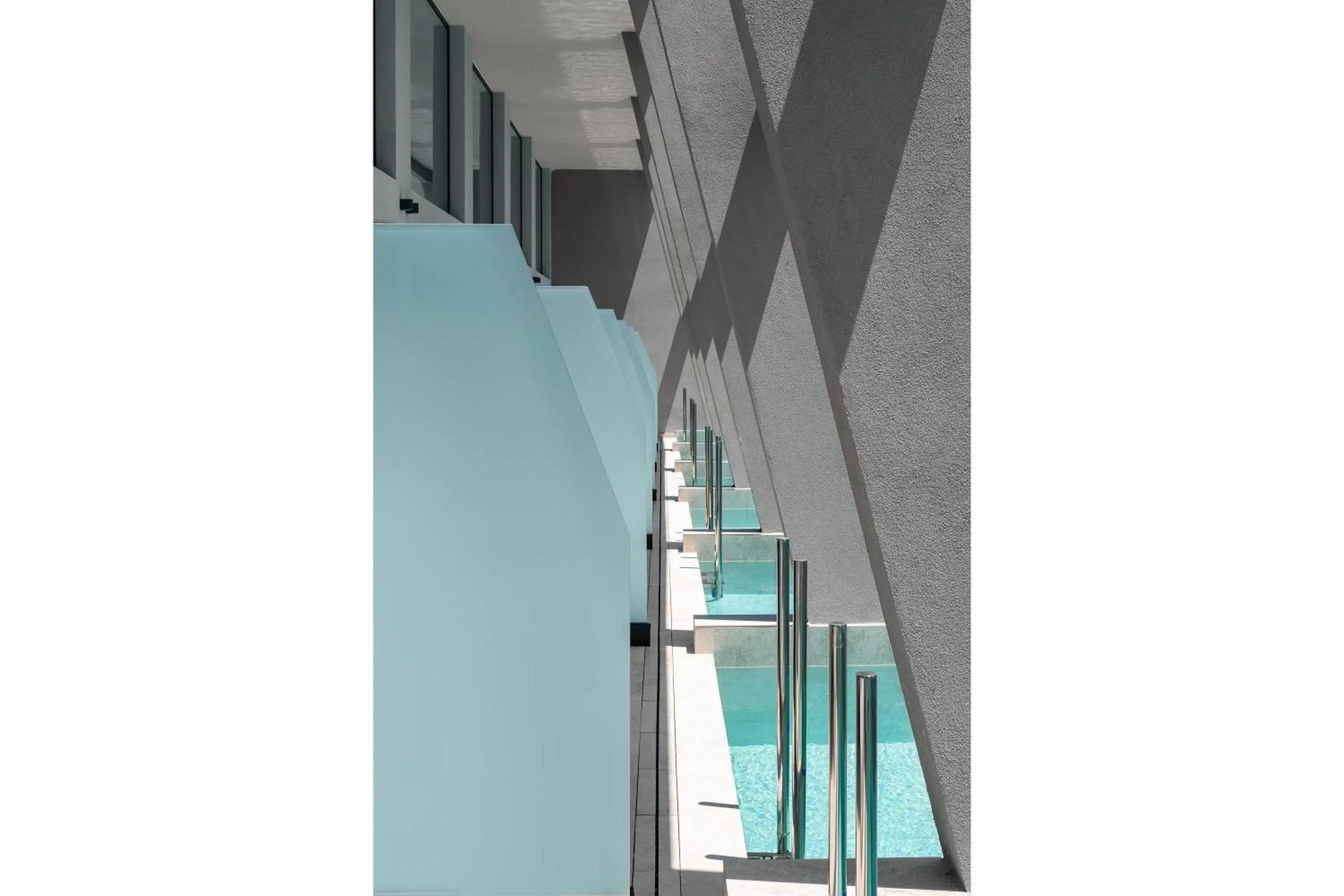 Pool view in Agkyra Hotel