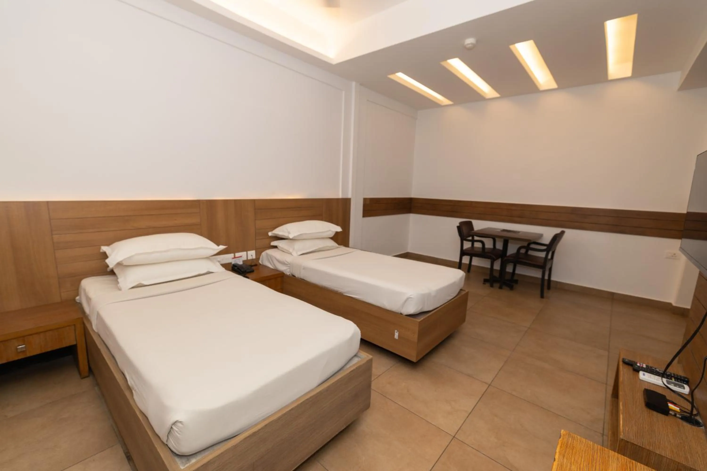 Bed in Hotel Luciya Palace