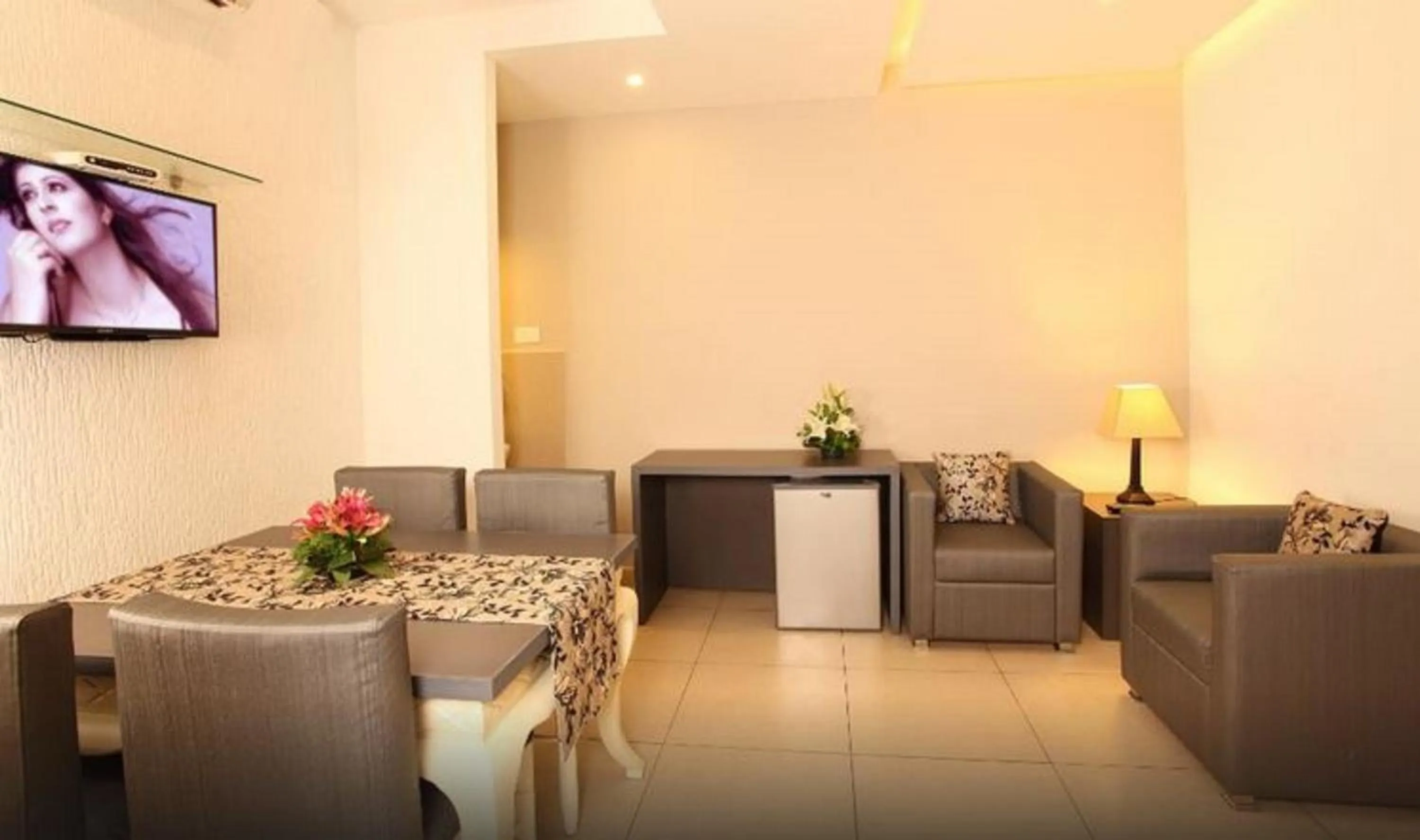 Dining area in Hotel Luciya Palace