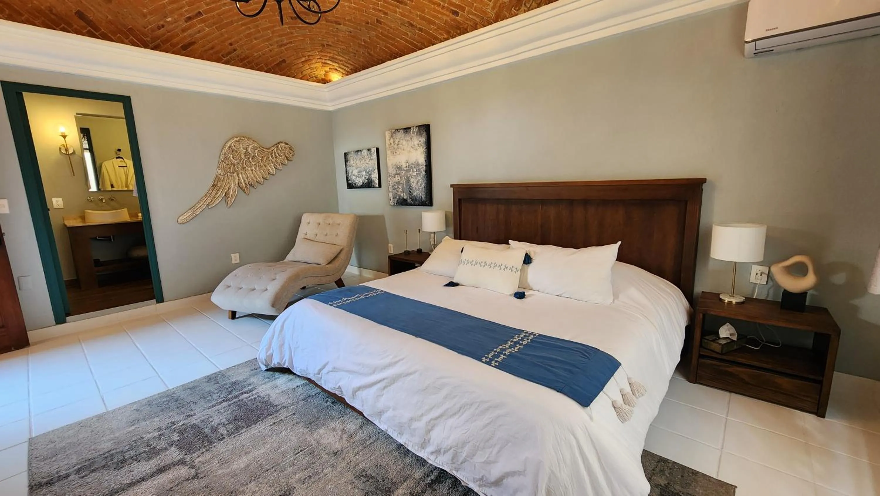 Bedroom, Bed in Mansion San Miguel